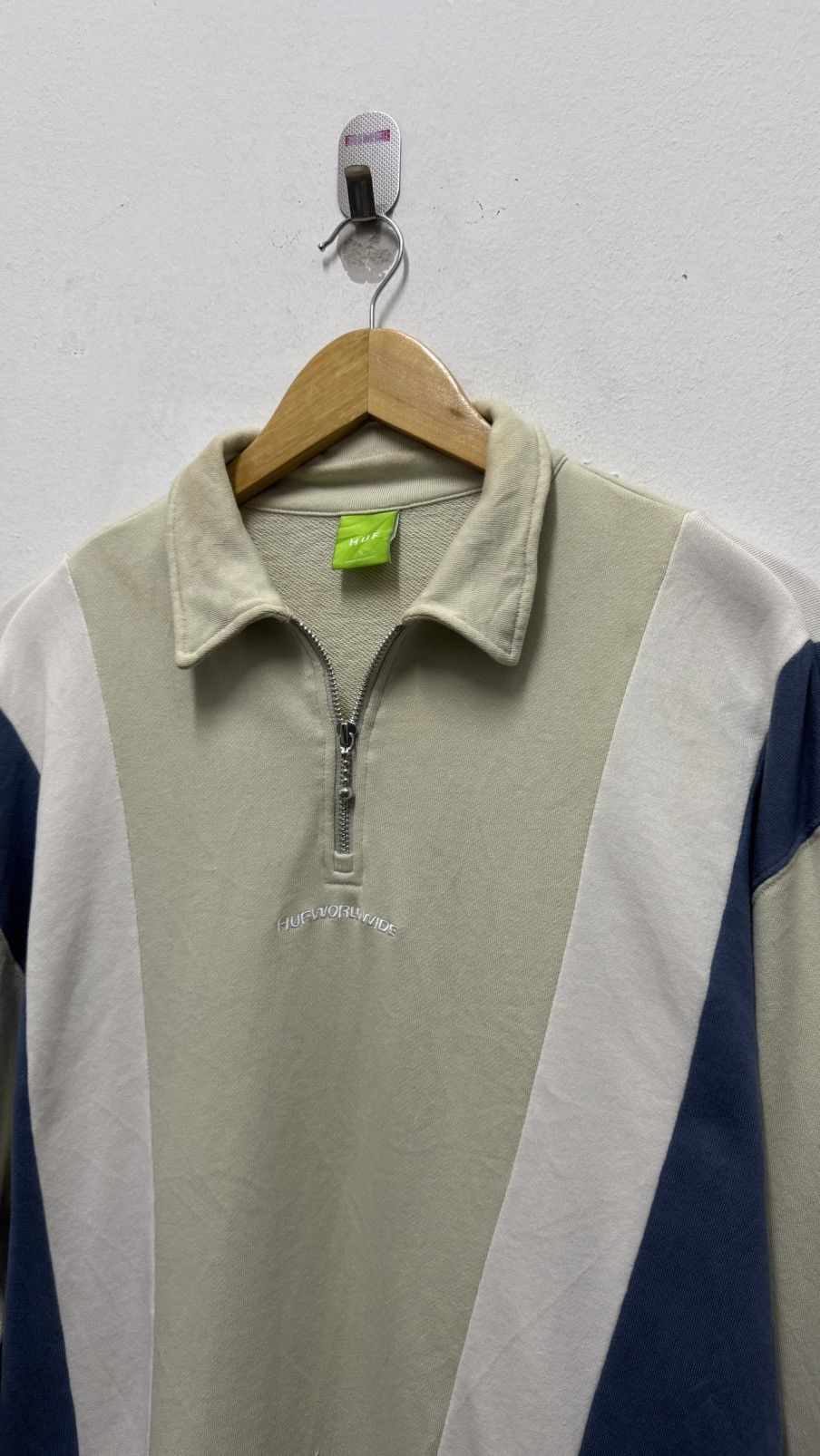 Huf HUF 20 anniversary Quarter Zip Sweatshirt Size US S / EU 44-46 / 1 - 3 Thumbnail
