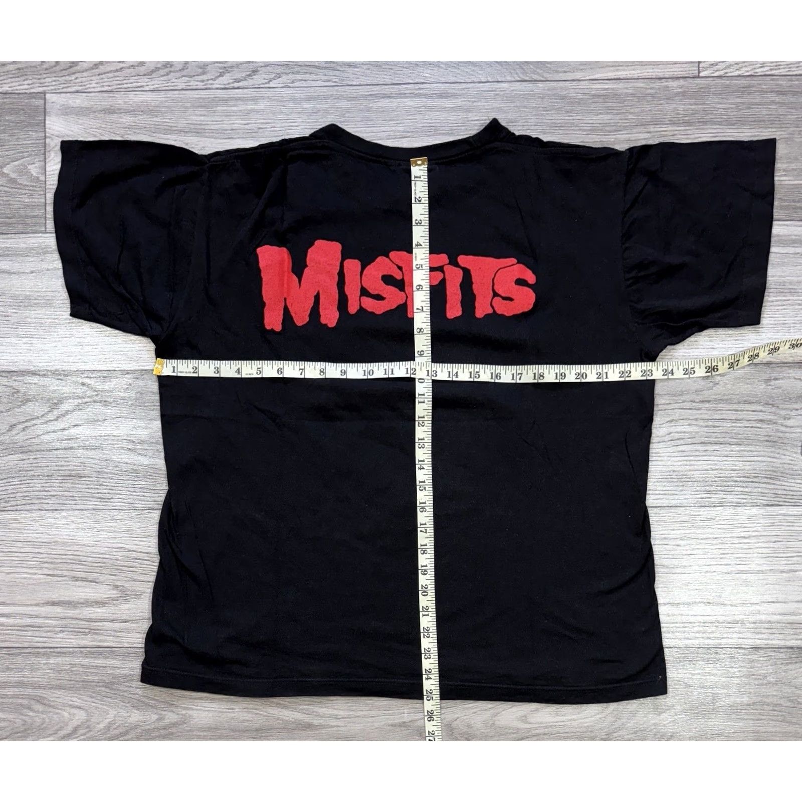 Vintage Misfits Band T-Shirt Black Skull Crimson Ghost Logo Punk Rock Tee XL Unisex Adults Short Sleeve Shirt Men Women Size US XL / EU 56 / 4 - 3 Thumbnail