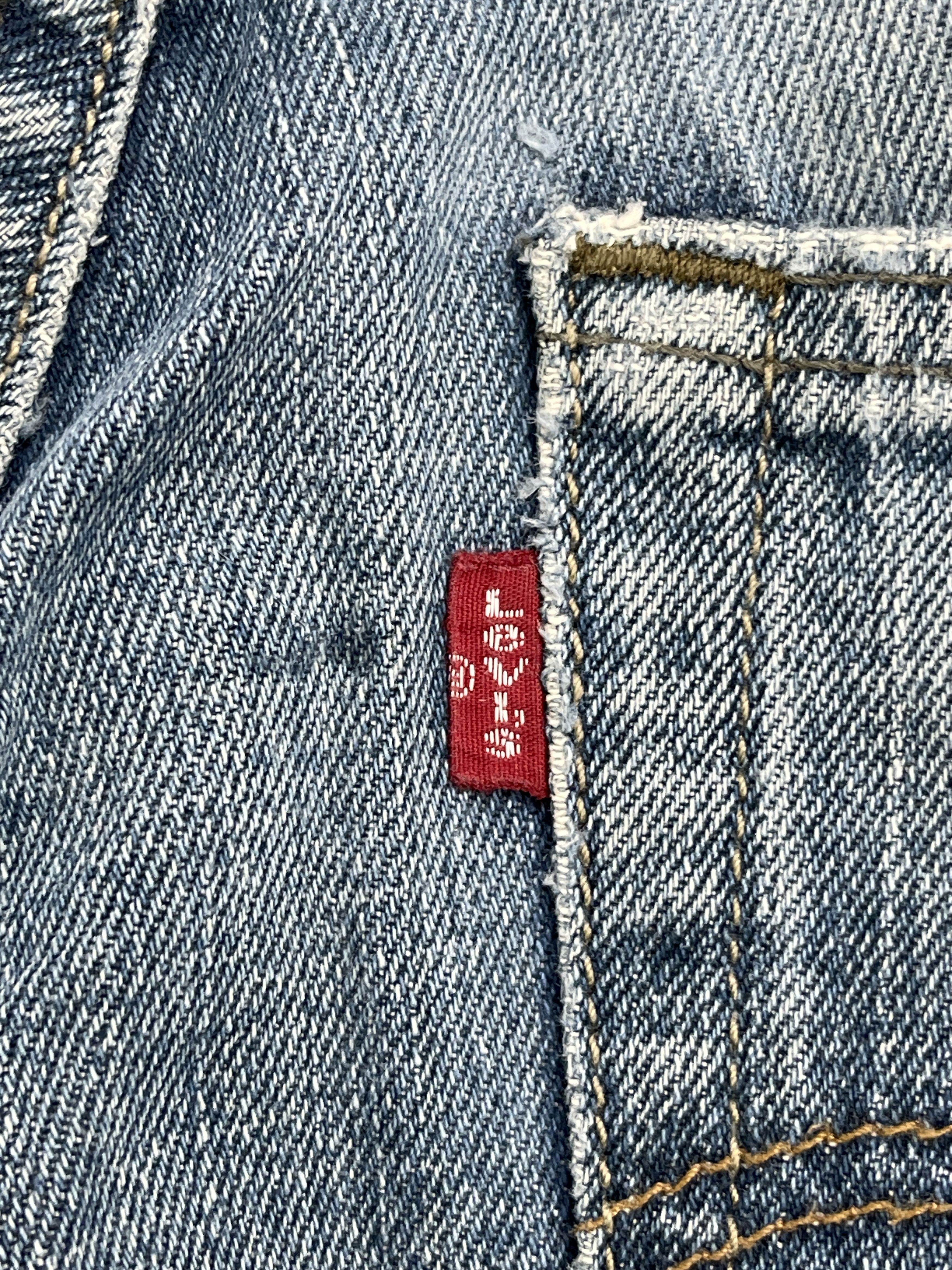 Levi's Vintage Levis 514 Faded Blue Jeans DP2556 Size US 32 / EU 48 - 2 Thumbnail