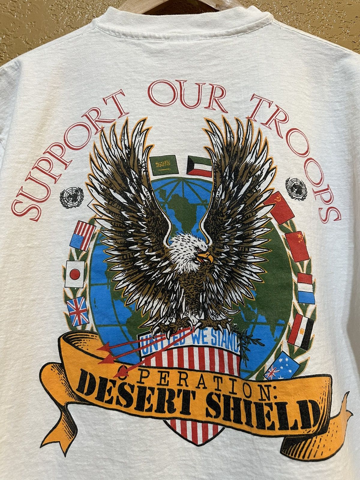 NFL × Vintage Vintage 1991 Super Bowl Operation Desert Shield Tee XL Size US XL / EU 56 / 4 - 3 Thumbnail