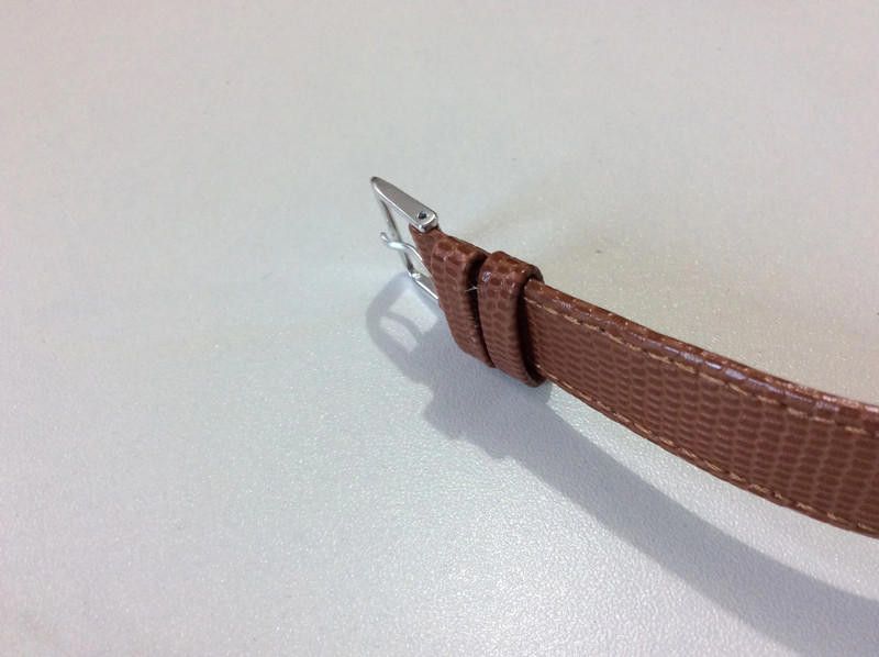 Designer Unknown black dial brown leather strap watch Size ONE SIZE - 2 Thumbnail