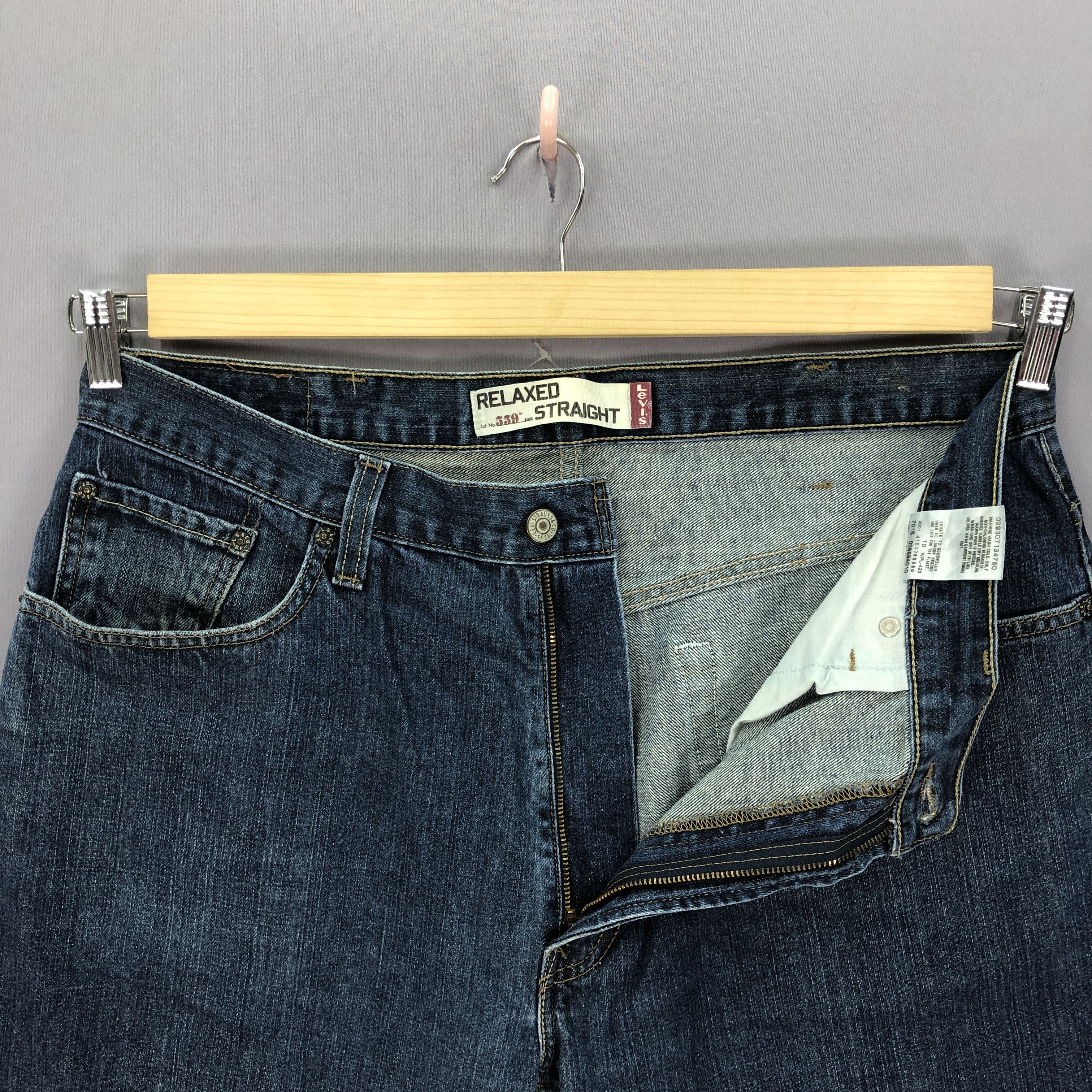 Levi's Vintage Baggy Levis 559 Jeans Levi's Blue Wash Denim Pants Size US 34 / EU 50 - 6 Thumbnail