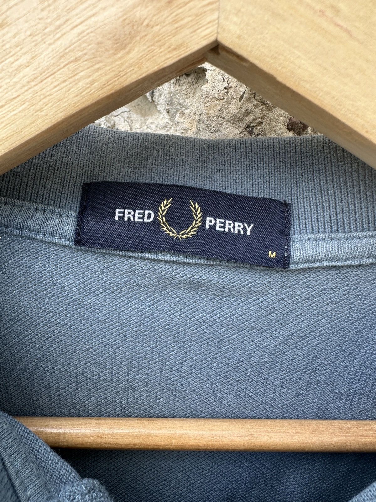 Fred Perry Fred Perry blue grey polo shirt Size US M / EU 48-50 / 2 - 3 Thumbnail