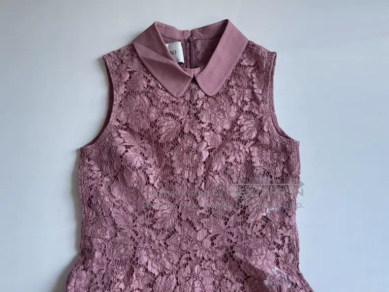 Valentino Valentino Pink lace dress Size L / US 10 / IT 46 - 3 Thumbnail