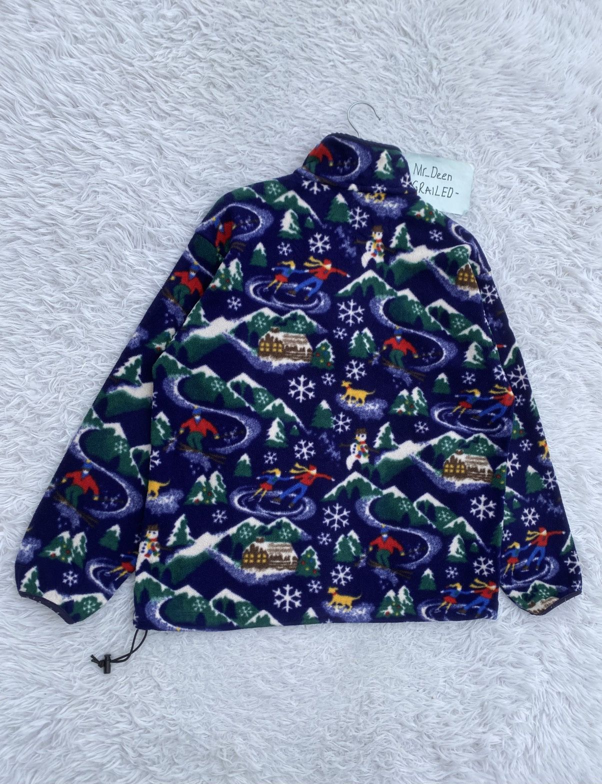 L.L. Bean Rare Vintage L.L Bean Christmas Fleece Pull Over Sweater Size US L / EU 52-54 / 3 - 12 Thumbnail
