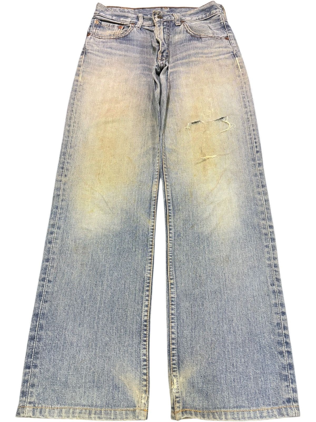 Levi's Vintage 90s Levis 502 Mud Wash Distressed Jeans Size US 28 / EU 44 - 1 Thumbnail
