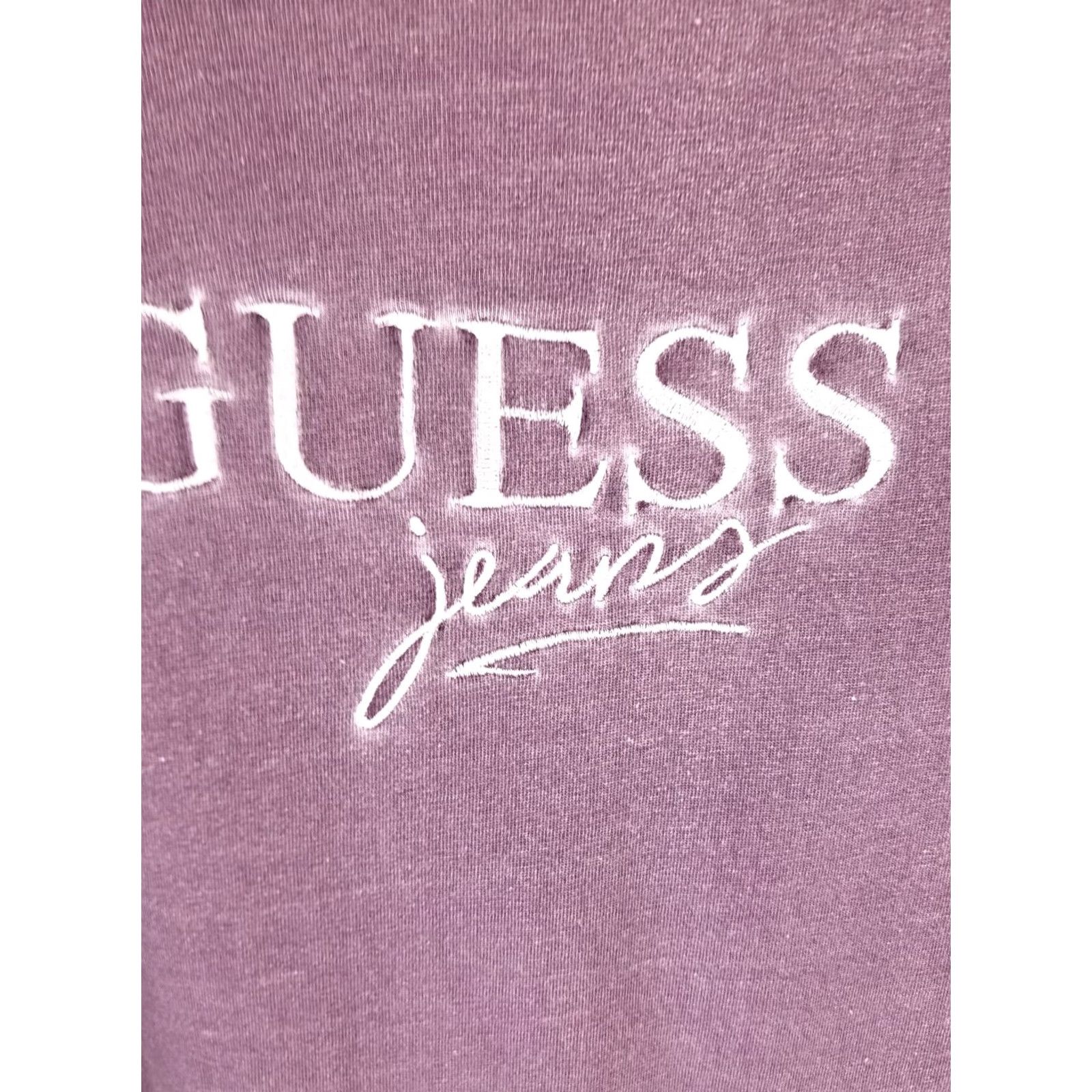 Guess VINTAGE GUESS JEANS HALF TURTLE NECK BROWN LONG SLEEVE T-SHIRT SZ LARGE MEN Shirt Vintage 90s Rugby Ready Brown Cotton Fleece 28" Top to Bottom Mens Size US L / EU 52-54 / 3 - 2 Thumbnail