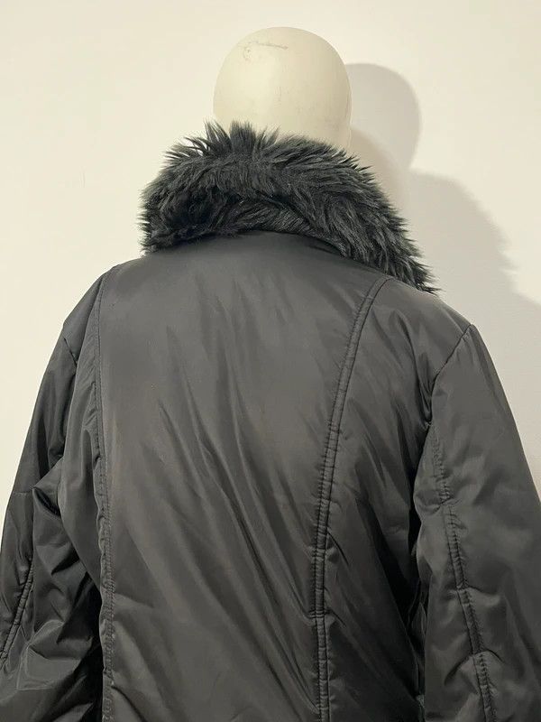 Balmain Balmain Long Black Coat Faux Fur Size S / US 4 / IT 40 - 9 Thumbnail