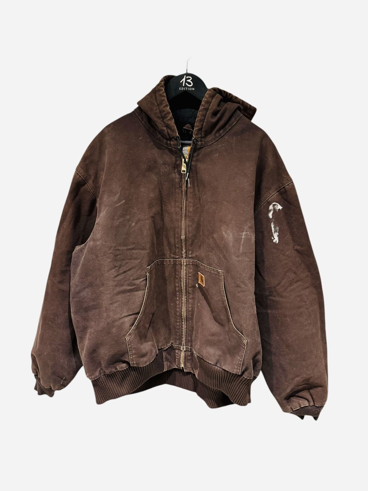 Carhartt Rare Vintage Distressed Carhartt Workwear Hooded Jacket Size US XXL / EU 58 / 5 - 1 Thumbnail