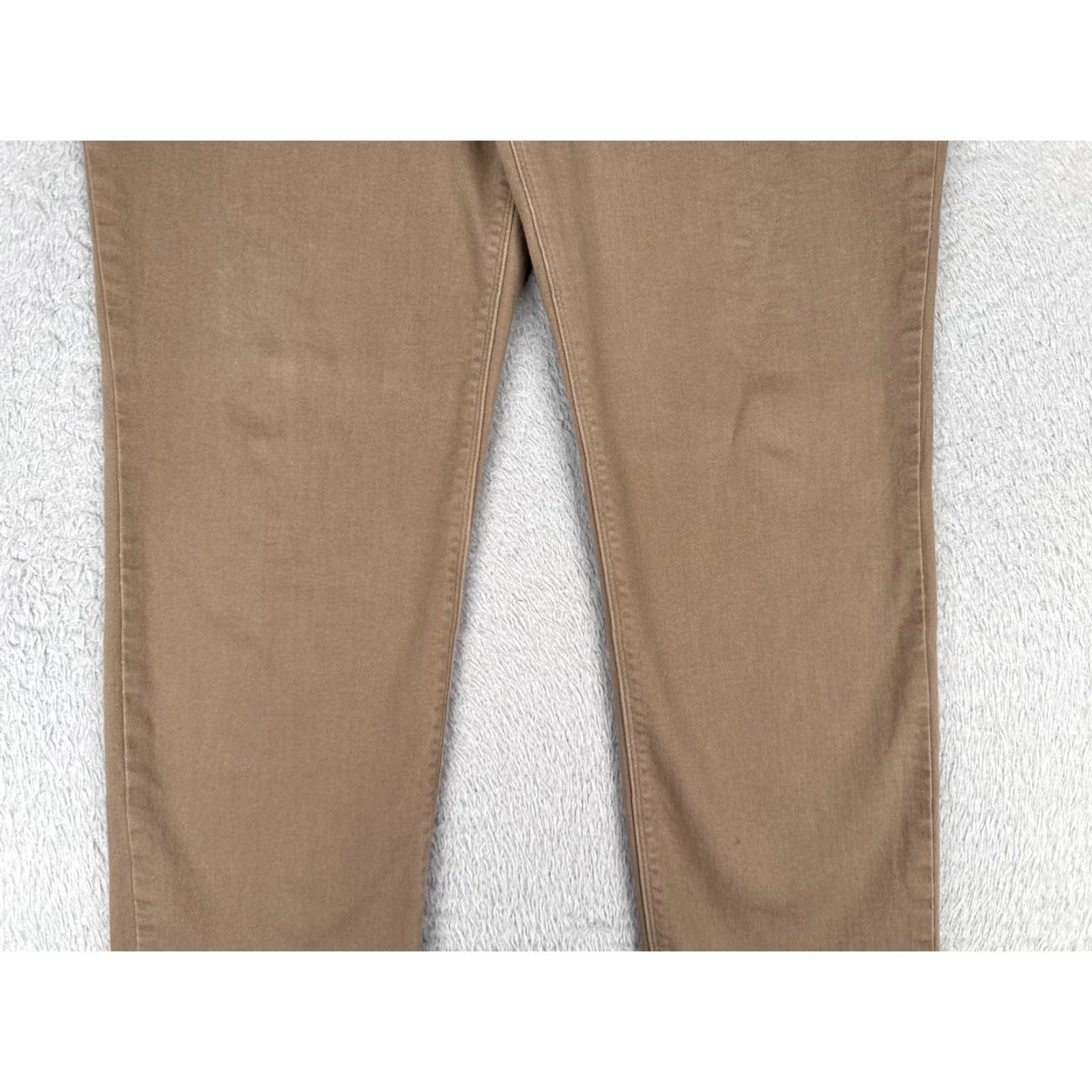 Lee Lee Jeans Womens 30 Brown Khaki Classic Fit Straight Leg Mid Rise 5 Pocket Size 30" / US 8 / IT 44 - 3 Thumbnail