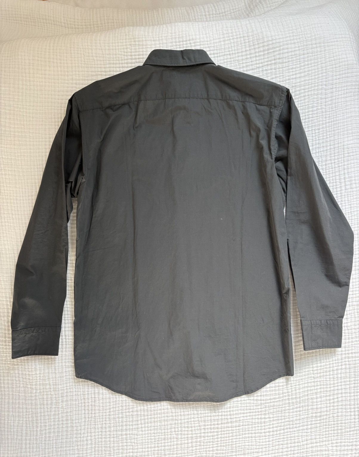 Lemaire × Uniqlo Uniqlo U Lemaire Shirt cotton linen dark grey Size US S / EU 44-46 / 1 - 3 Thumbnail