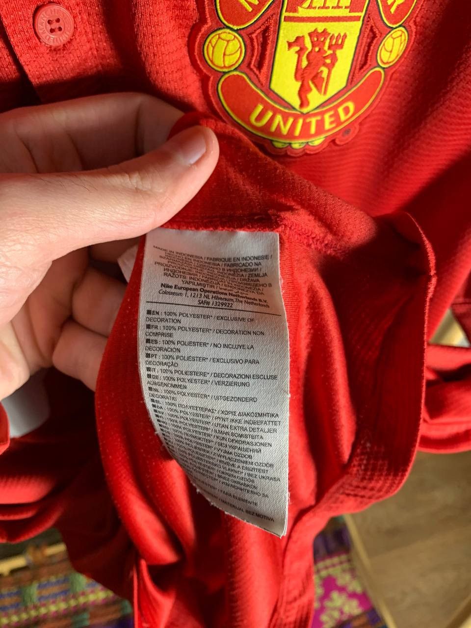 Adidas VINTAGE NIKE MANCHESTER UNITED SOCCER JERSEY HOME Y2K RARE Size US L / EU 52-54 / 3 - 10 Thumbnail