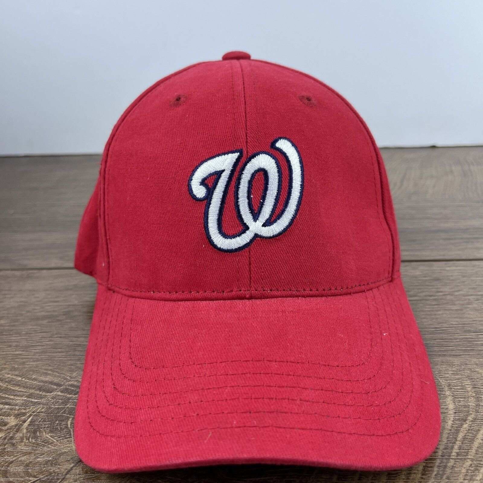 Other Washington Nationals Hat MLB Nats Hat Red Adjustable Hat Adu Size ONE SIZE - 3 Thumbnail