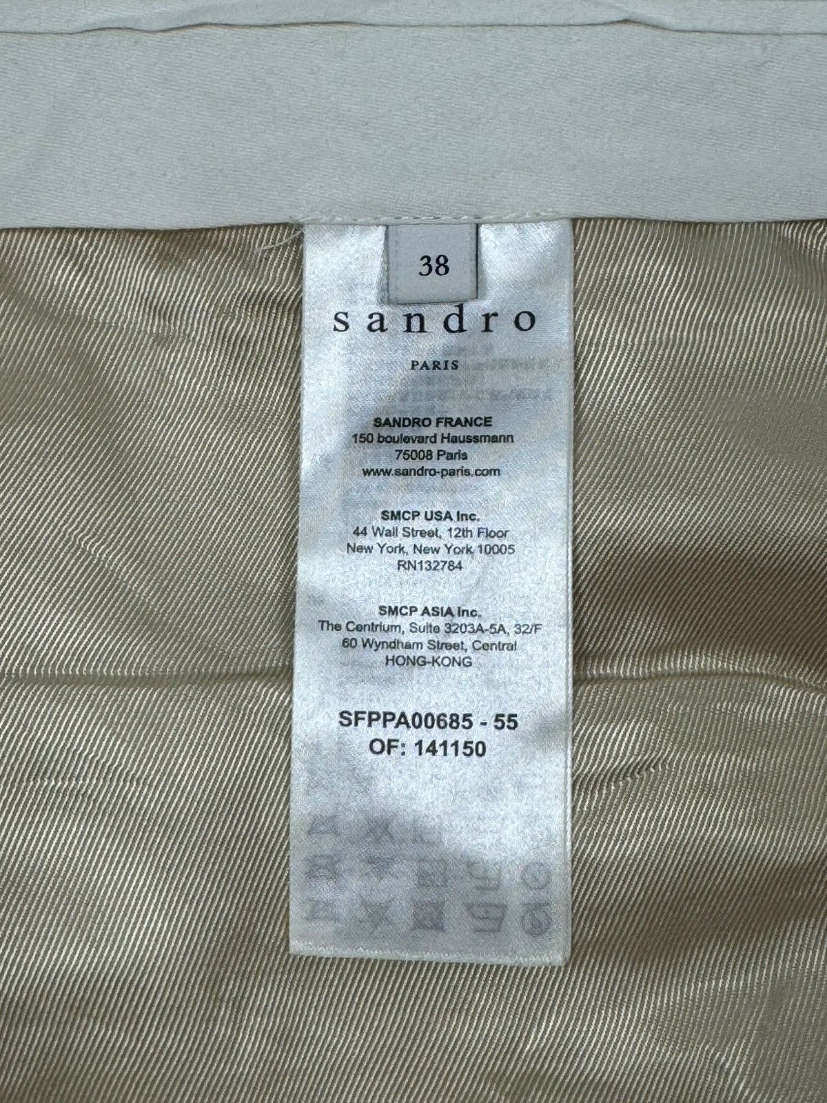 Sandro Sandro Paris Tweed Cotton Pants size 38 Size 26" / US 2 / IT 38 - 10 Thumbnail