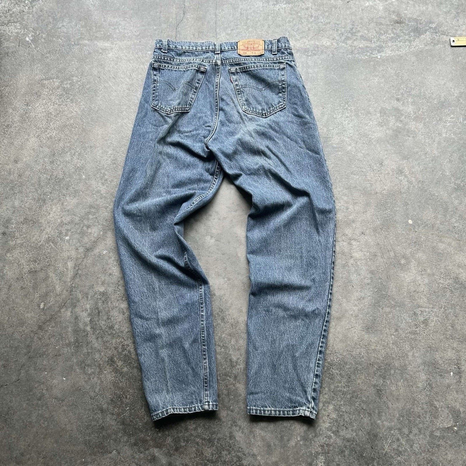 Levi's Vintage Levi’s 550xx Jeans Men’s 34 X 34 Stone Medium Wash W Size US 34 / EU 50 - 1 Thumbnail