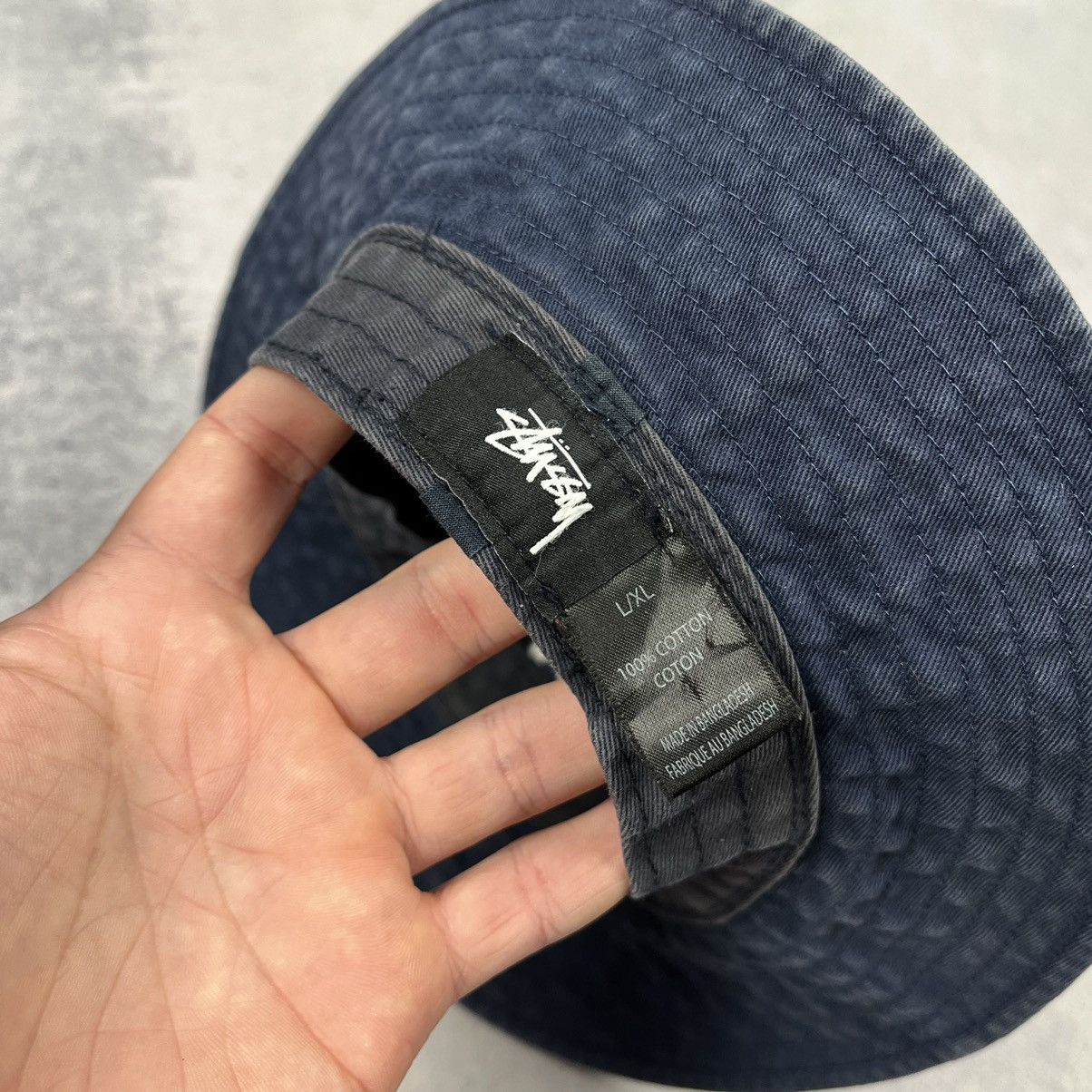 Stussy Vintage Stussy faded logo y2k rare bucket hat panama 90’s Size ONE SIZE - 8 Thumbnail