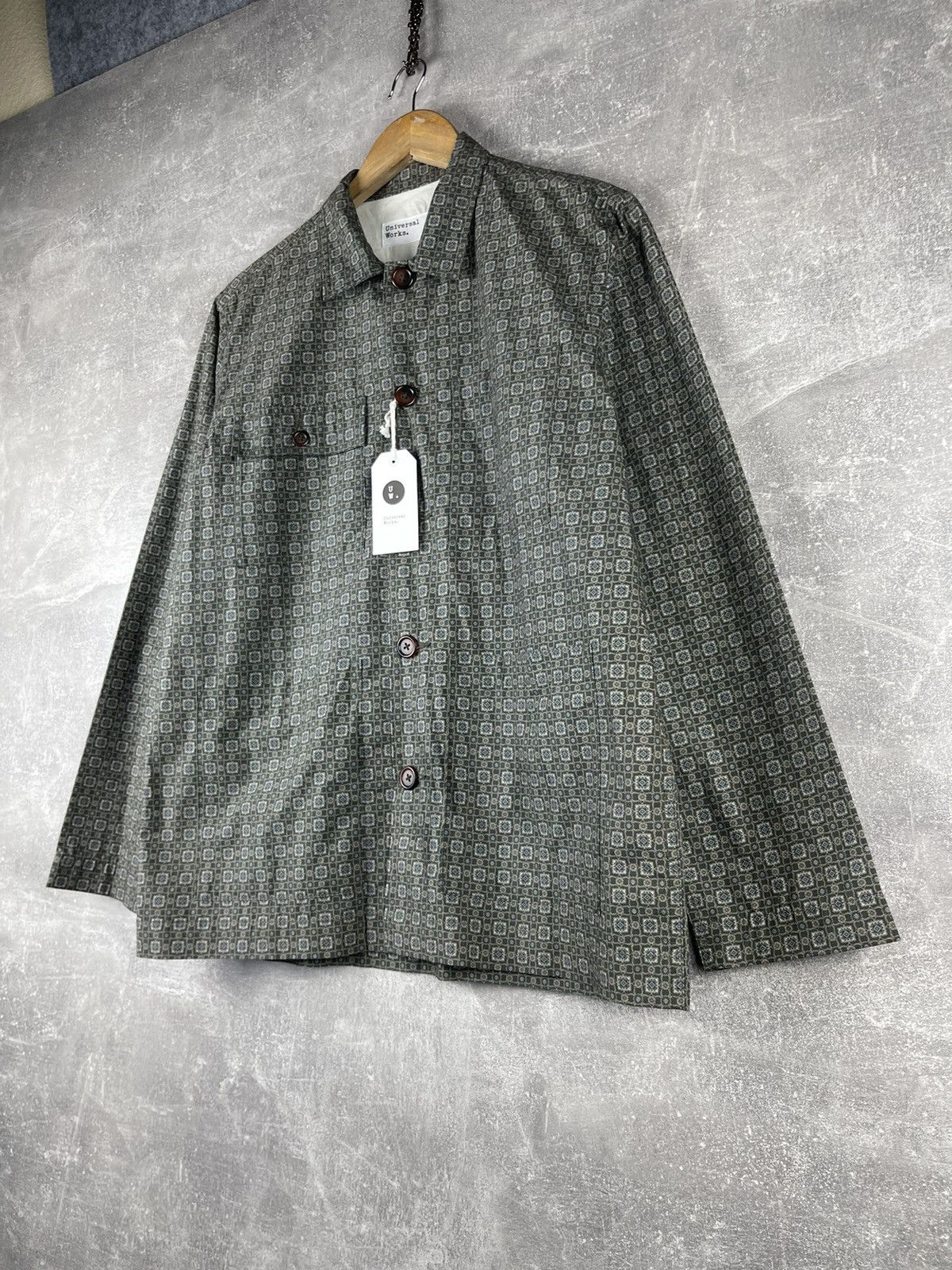 Universal Works Universal Works NWT Patterned Cotton Pocket Overshirt Jacket Size US S / EU 44-46 / 1 - 5 Thumbnail
