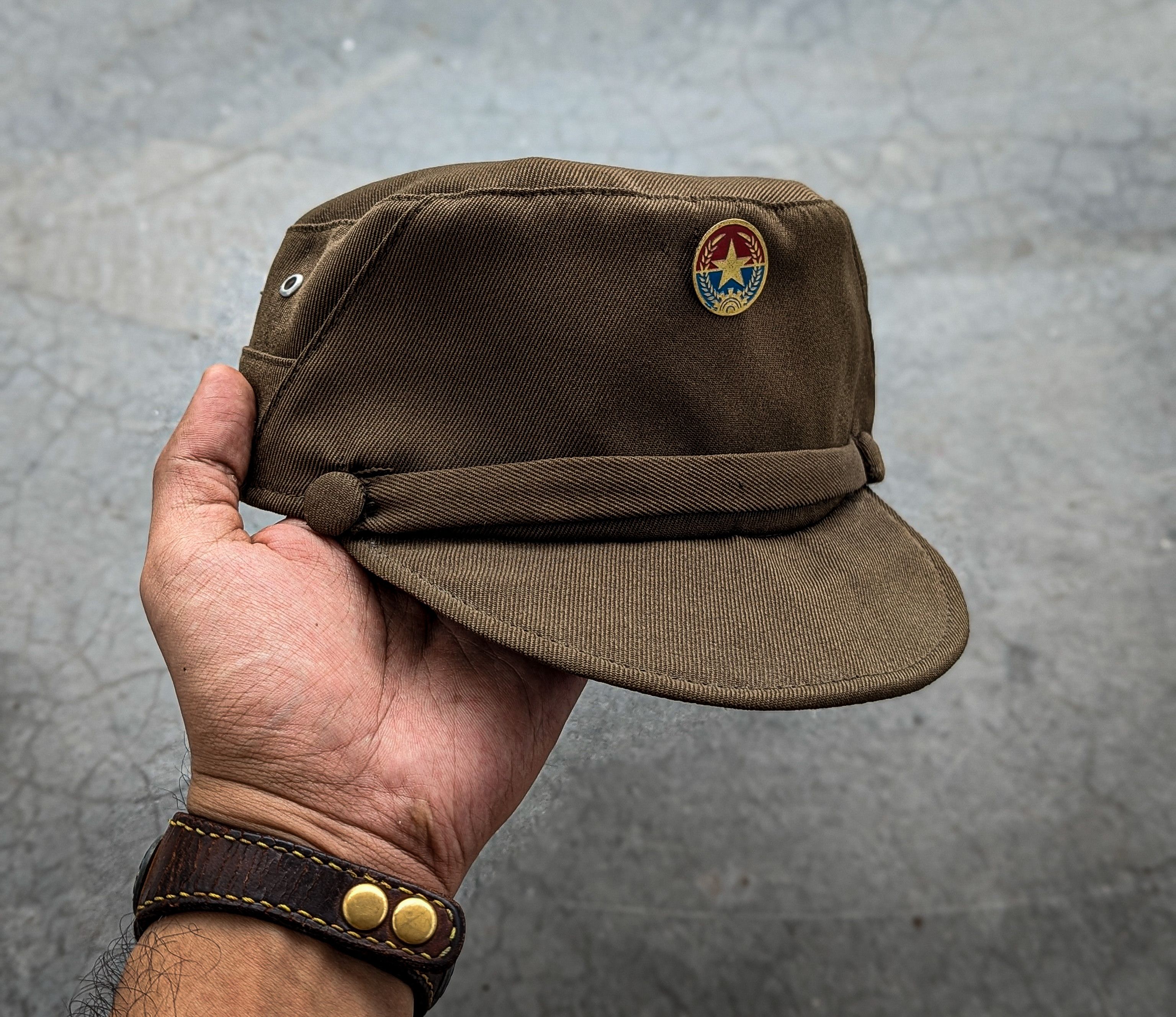 Vintage Vintage 70's Vietnam War Military Hat Size ONE SIZE - 1 Thumbnail