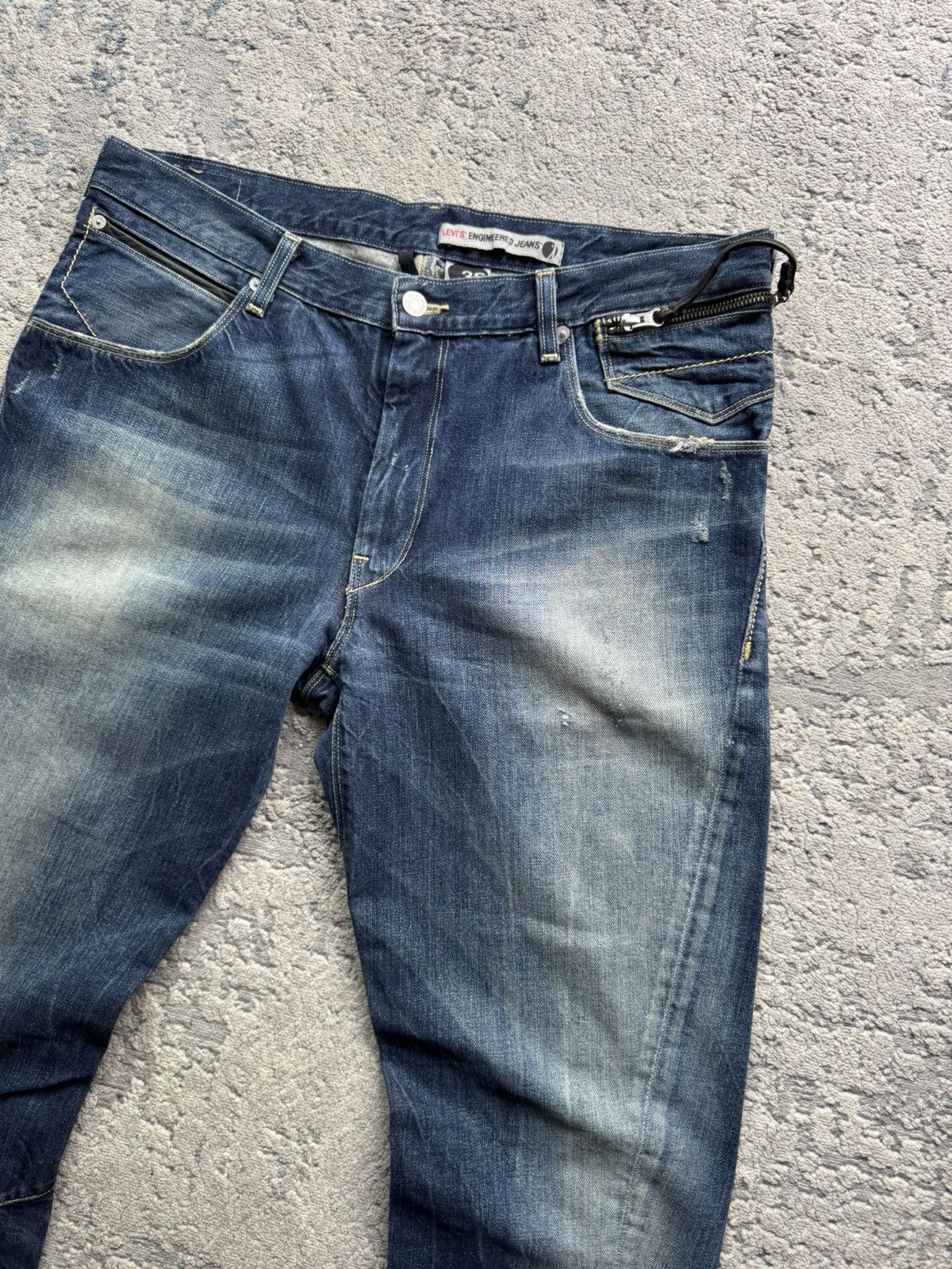 Levi's Vintage Clothing Levis Engineered Denim Twisted Jeans Size 36 Size US 36 / EU 52 - 4 Thumbnail