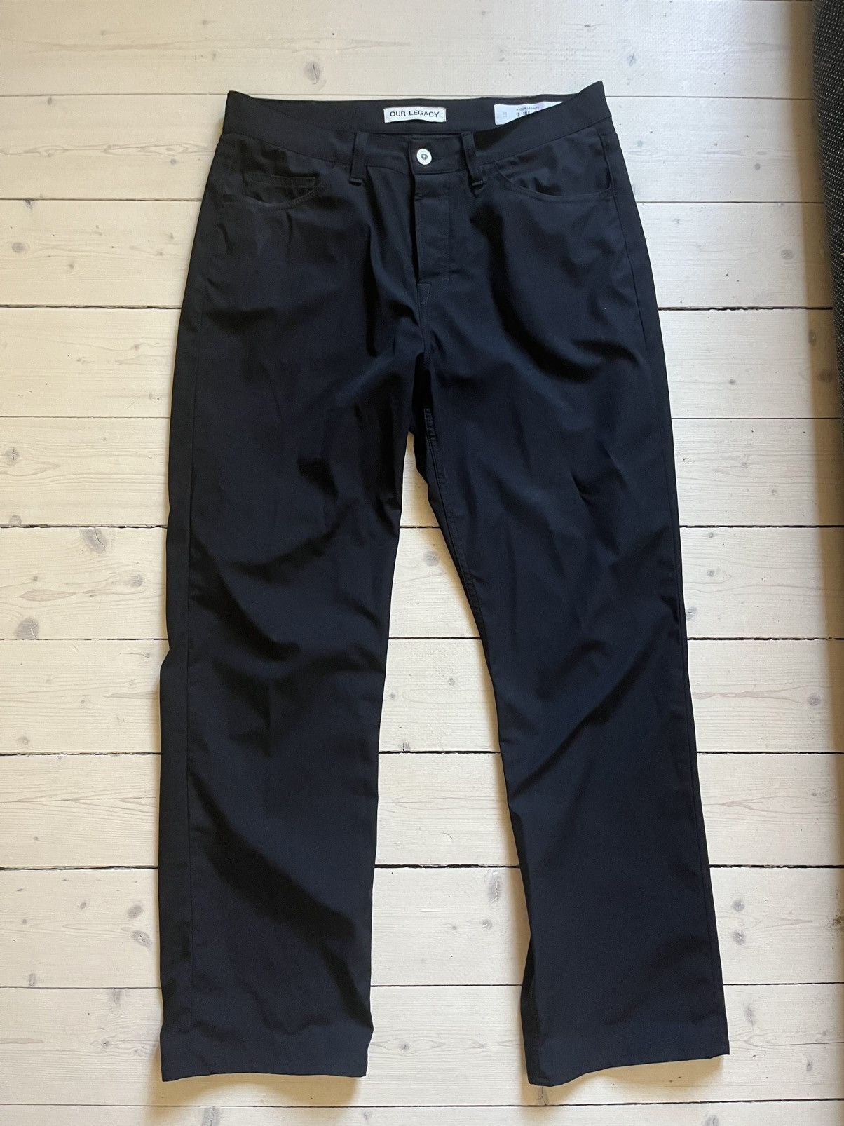 Our Legacy FORMAL CUT Black Muted Scuba Size US 33 - 1 Thumbnail