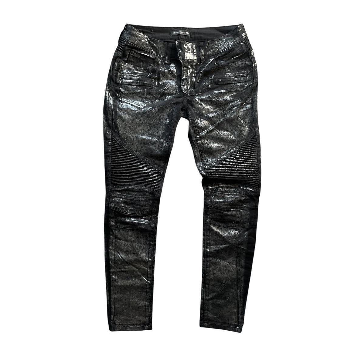 Pierre Balmain Balmain Biker Jeans Size 30" / US 8 / IT 44 - 1 Thumbnail