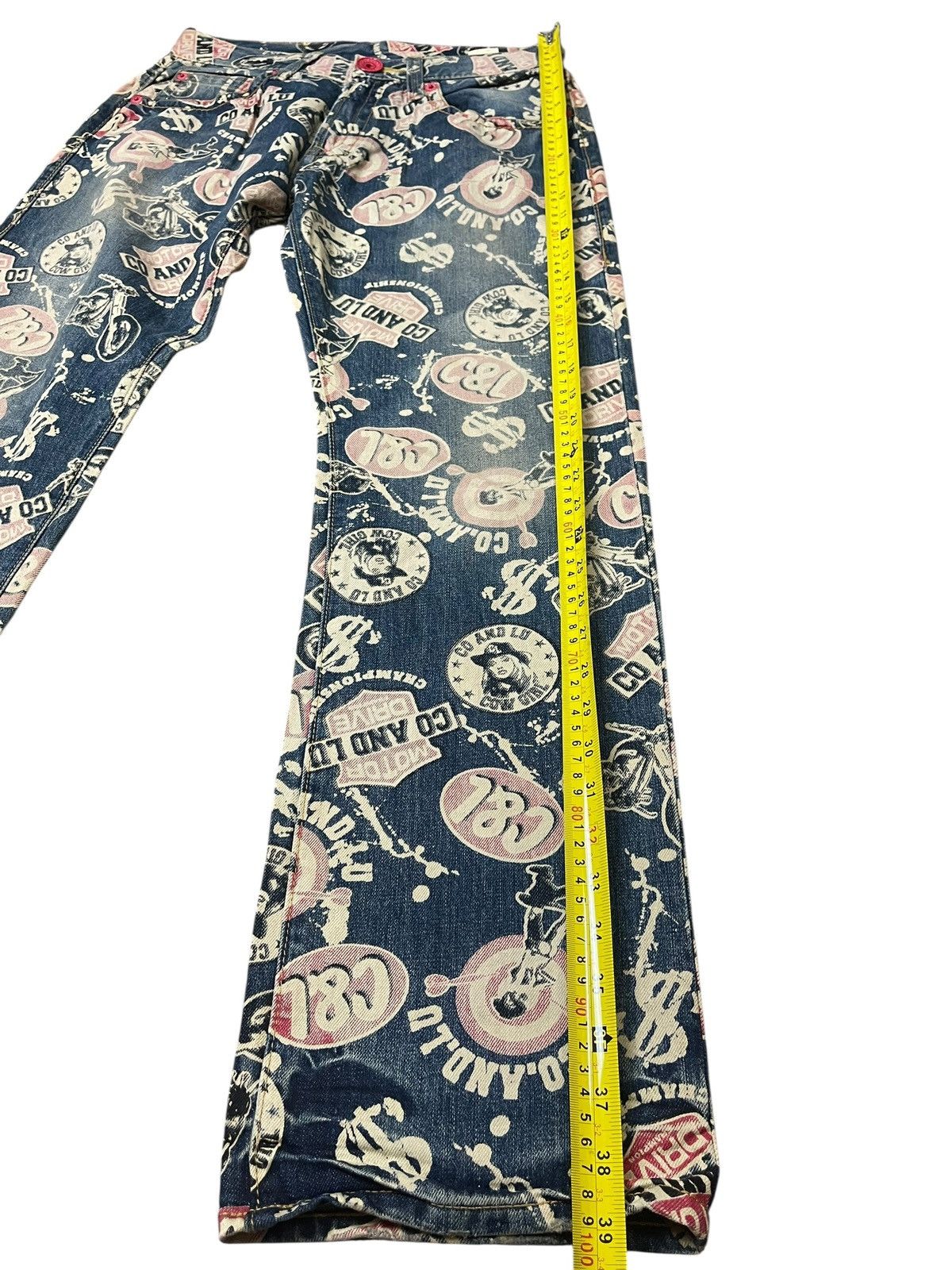 Hysteric Glamour Vintage Co & Lu Jeans Full Print Size US 31 - 4 Thumbnail