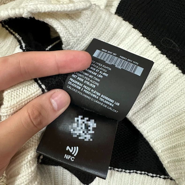 Prada Prada Color-block V-neck short sleeves wool knit cardigan Size XS / US 0-2 / IT 36-38 - 6 Thumbnail