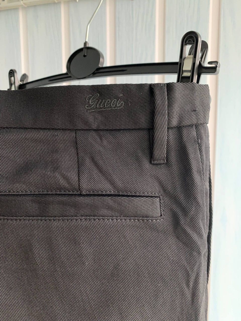 Gucci Vintage Gucci Black Wool Polyamide Knit Men Skinny Trousers Size US 36 / EU 52 - 6 Thumbnail