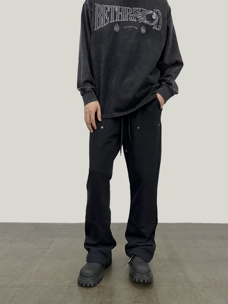 utility outdoor sports carpenter flared sweatpants