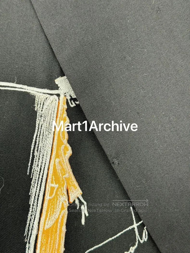 Yohji Yamamoto Yohji Yamamoto 02SS Embroidered Trench Coat. Size US XS / EU 42 / 0 - 5 Thumbnail