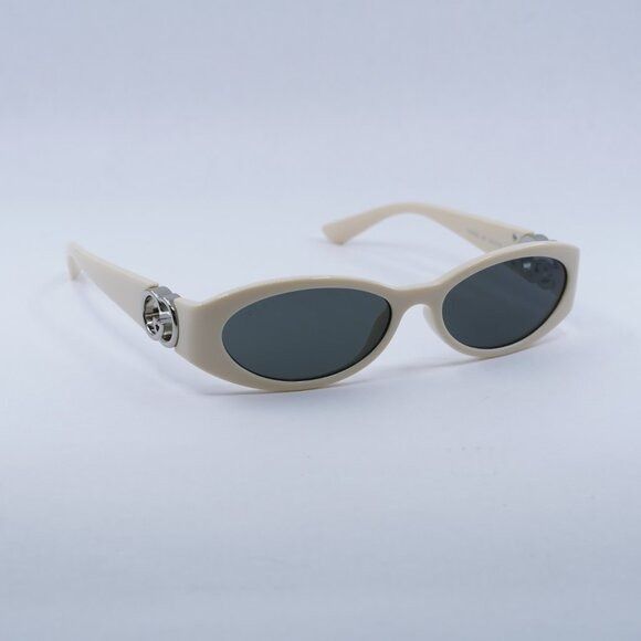 Gucci 🕶️ New Gucci GG1660S 004 Sunglasses - Shiny Ivory Frame Size ONE SIZE - 4 Thumbnail