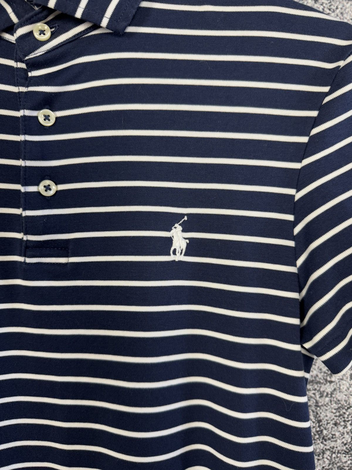 Polo Ralph Lauren Polo Ralph Lauren Striped Polo Shirt Pima Soft Touch Size XS Size XS / US 0-2 / IT 36-38 - 6 Thumbnail