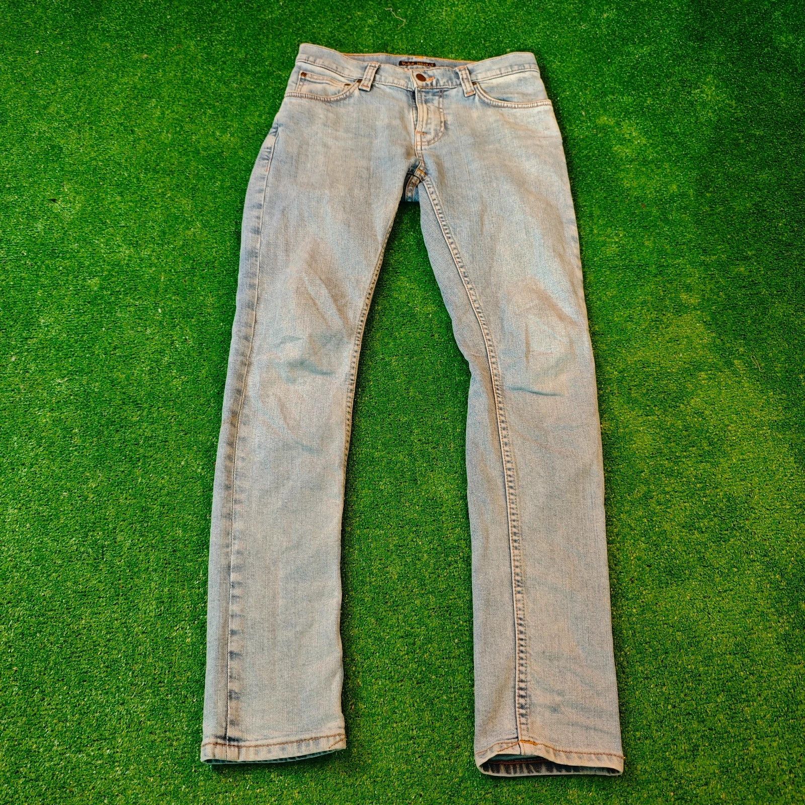 Nudie Jeans Nudie Jeans Womens 28x30 blue slim tight Terry denim pants Size 28" / US 6 / IT 42 - 3 Thumbnail