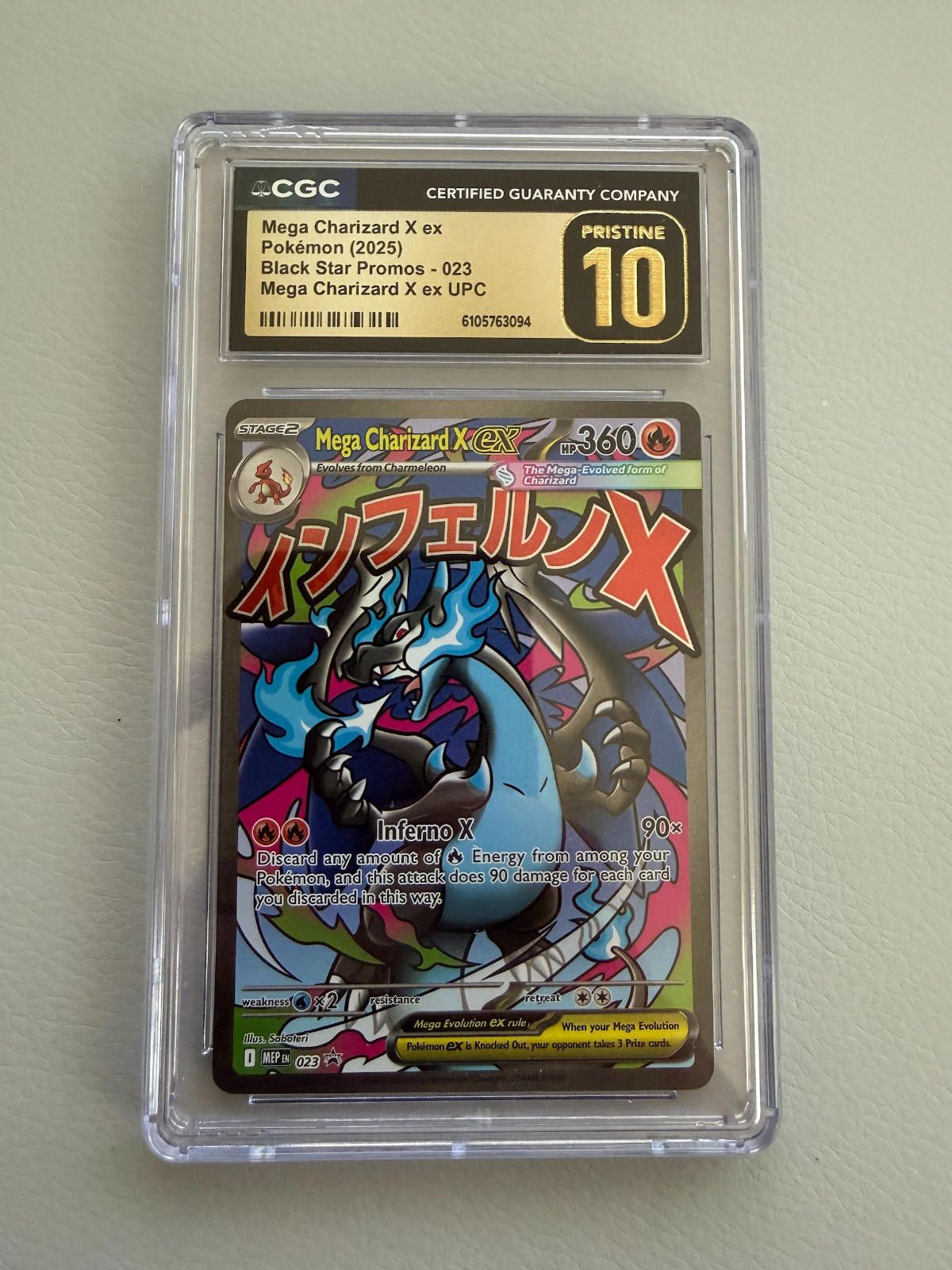 Other Mega Charizard X ex – Black Star Promo 023 CGC 10 Size ONE SIZE - 1 Thumbnail