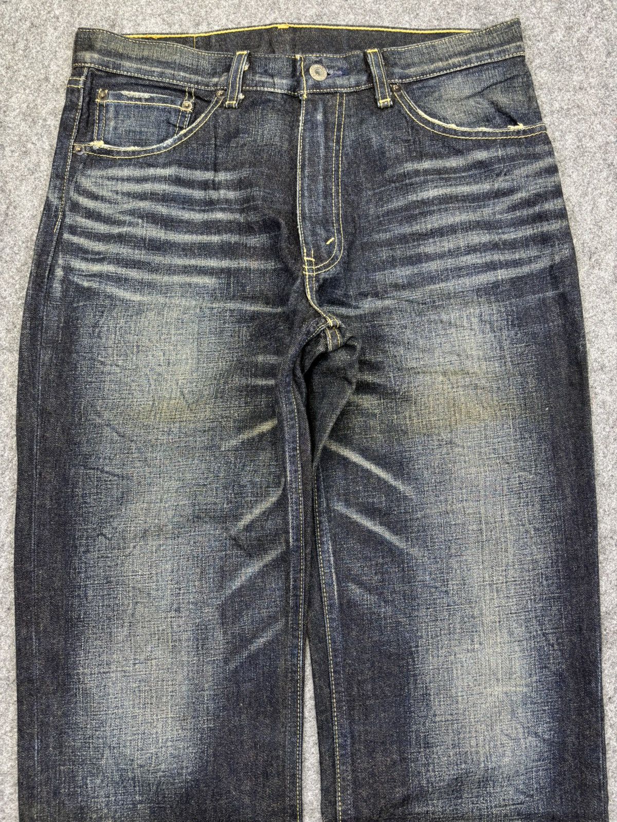 Levi's Vintage y2k Levis 502 Stone Wash Denim F765 Size US 32 / EU 48 - 3 Thumbnail