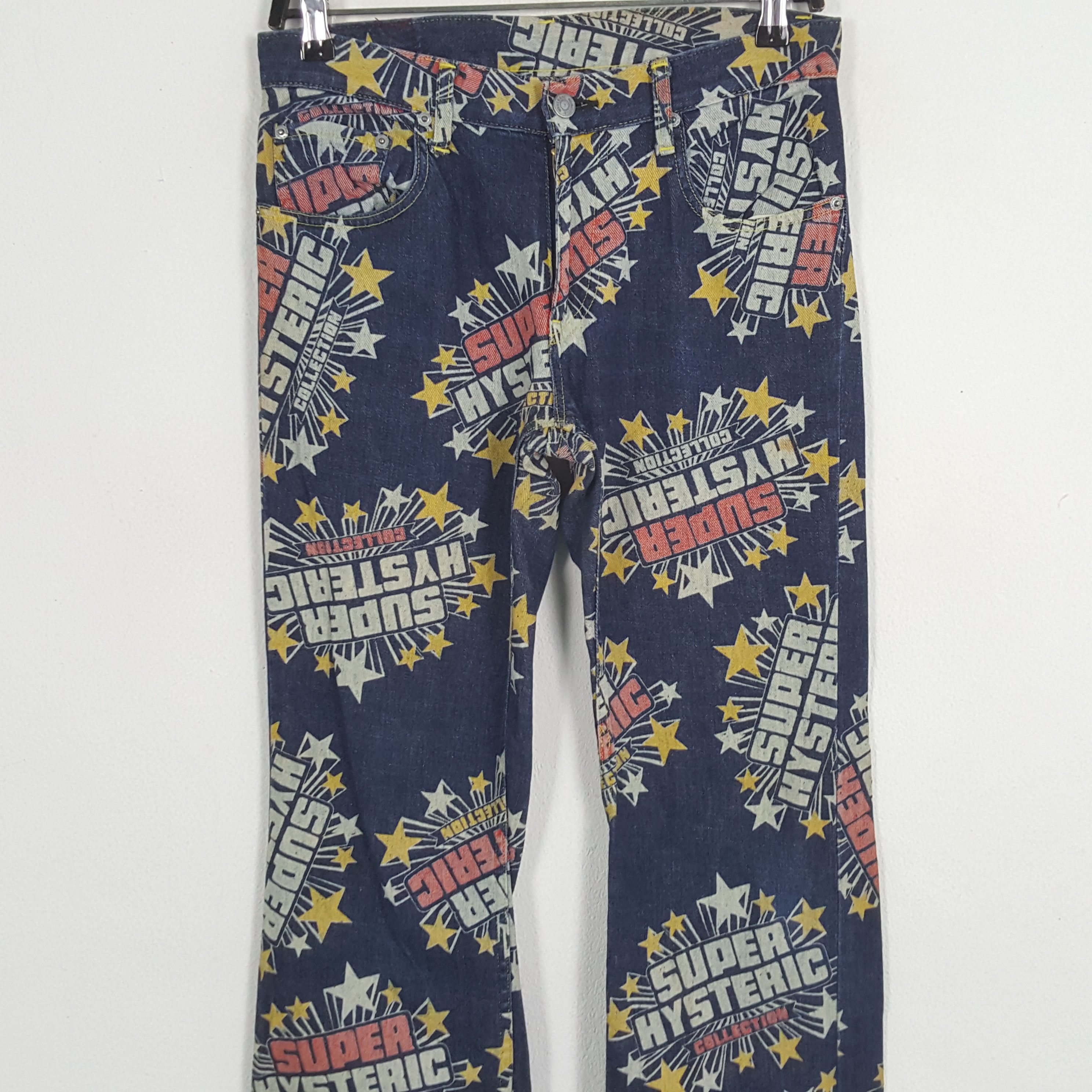 Hysteric Glamour HYSTERIC GLAMOUR Fashion Style Fullprint Design Jeans Size US 29 - 2 Thumbnail