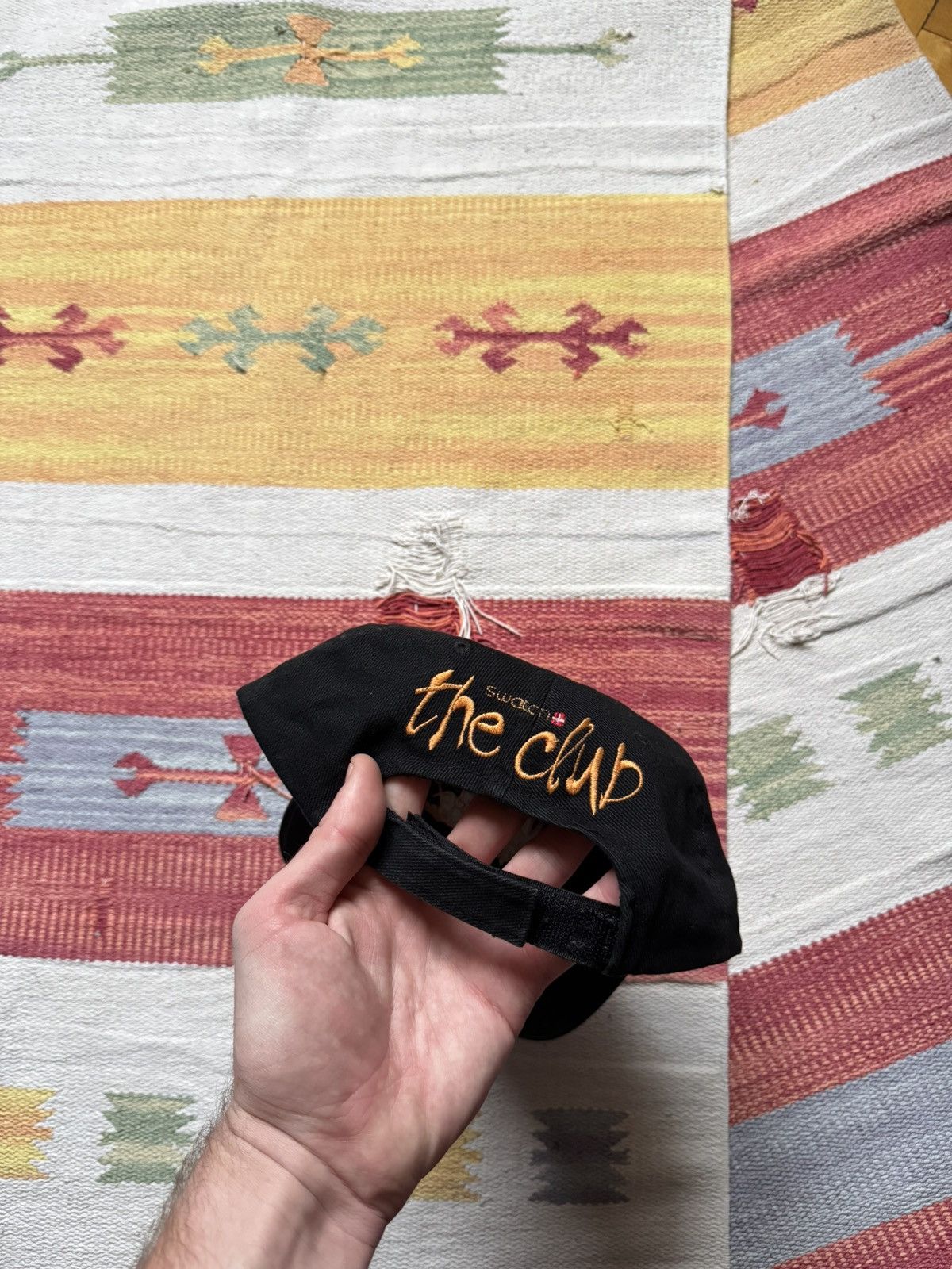 Swatch Vintage 90s Swatch “The Club” Boarder X World Tour 98/99 Hat Size ONE SIZE - 4 Thumbnail