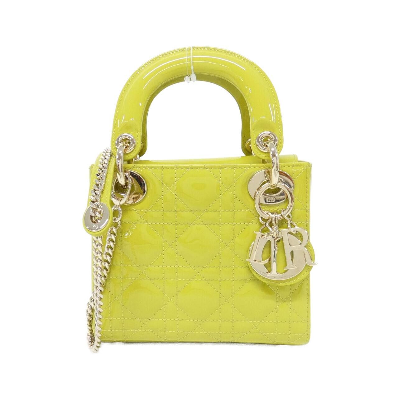 Dior Dior Christian Dior Lady Dior Patent Leather Handbag Plastic / Synthetic Handbag M0505OWCB DUTY FREE for USA Size ONE SIZE - 1 Thumbnail