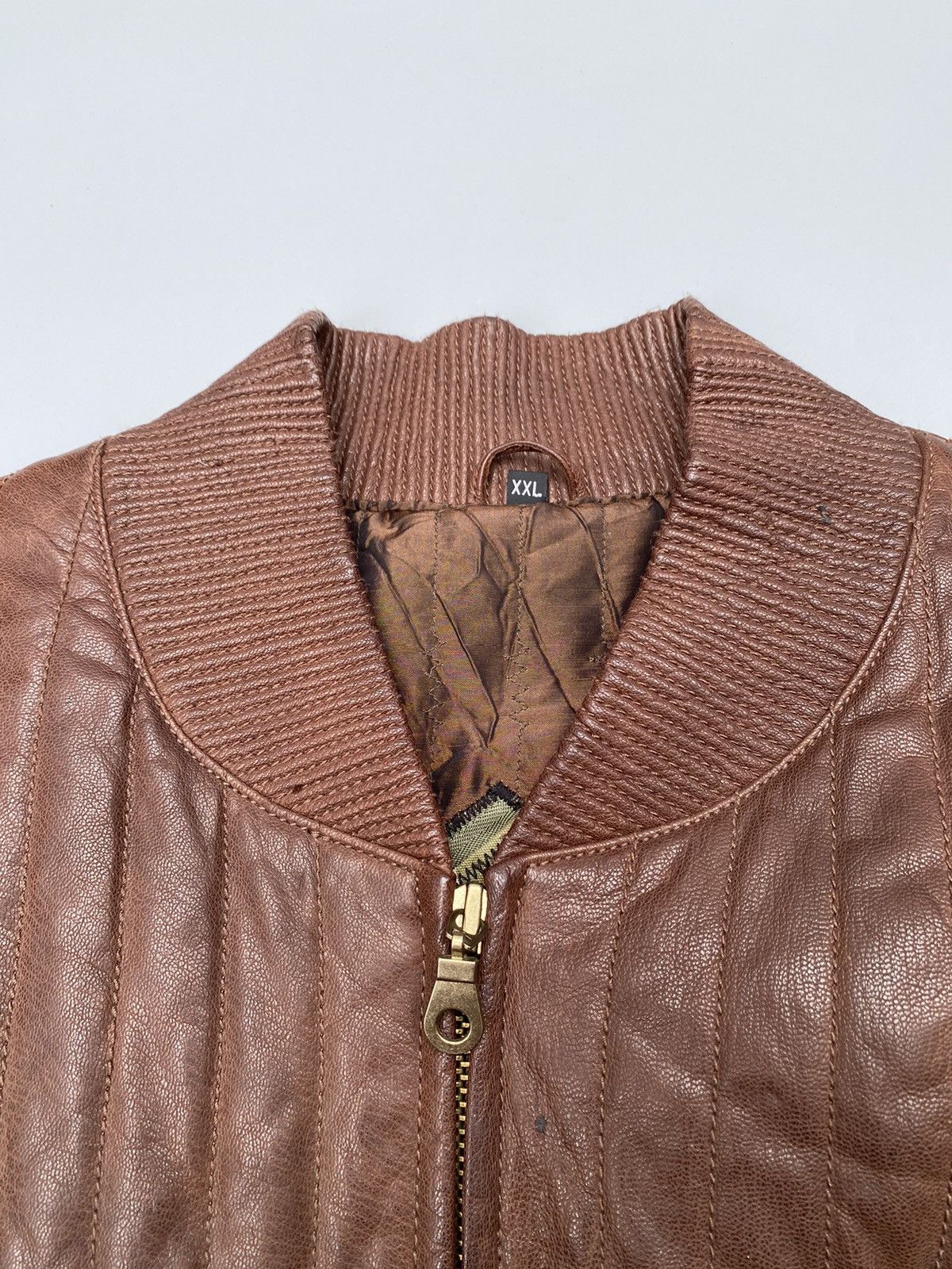 Al Wissam Al- Wissam- Indian Heritage Mango Pattern Leather Jacket Size US XXL / EU 58 / 5 - 16 Thumbnail
