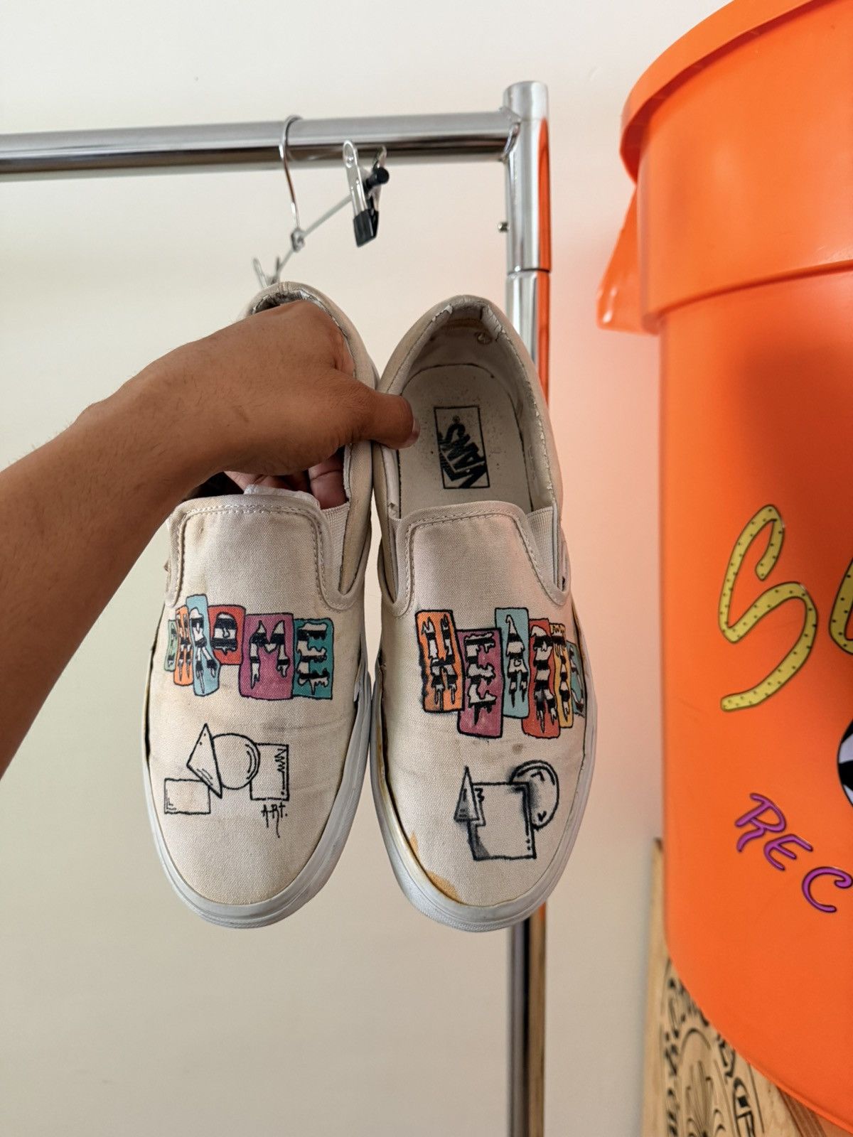 Matty Boy Chrome Heart Matty Boy Art Drawn Vans Off The Wall 9.5 Size US 9.5 / EU 42-43 - 7 Thumbnail