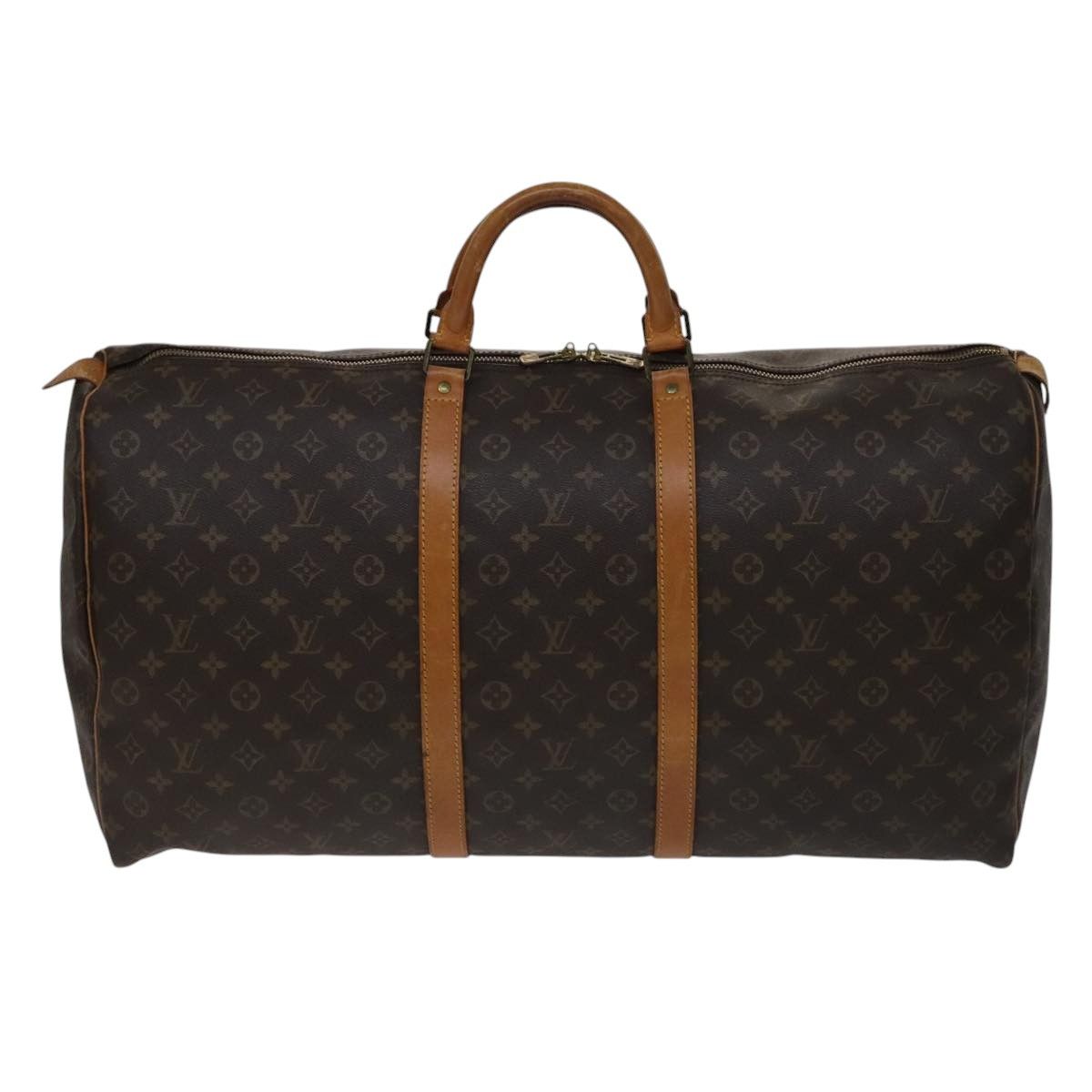 Louis Vuitton Keepall 60 Brown Canvas Travel Bag (Pre-Owned) Size ONE SIZE - 1 Thumbnail