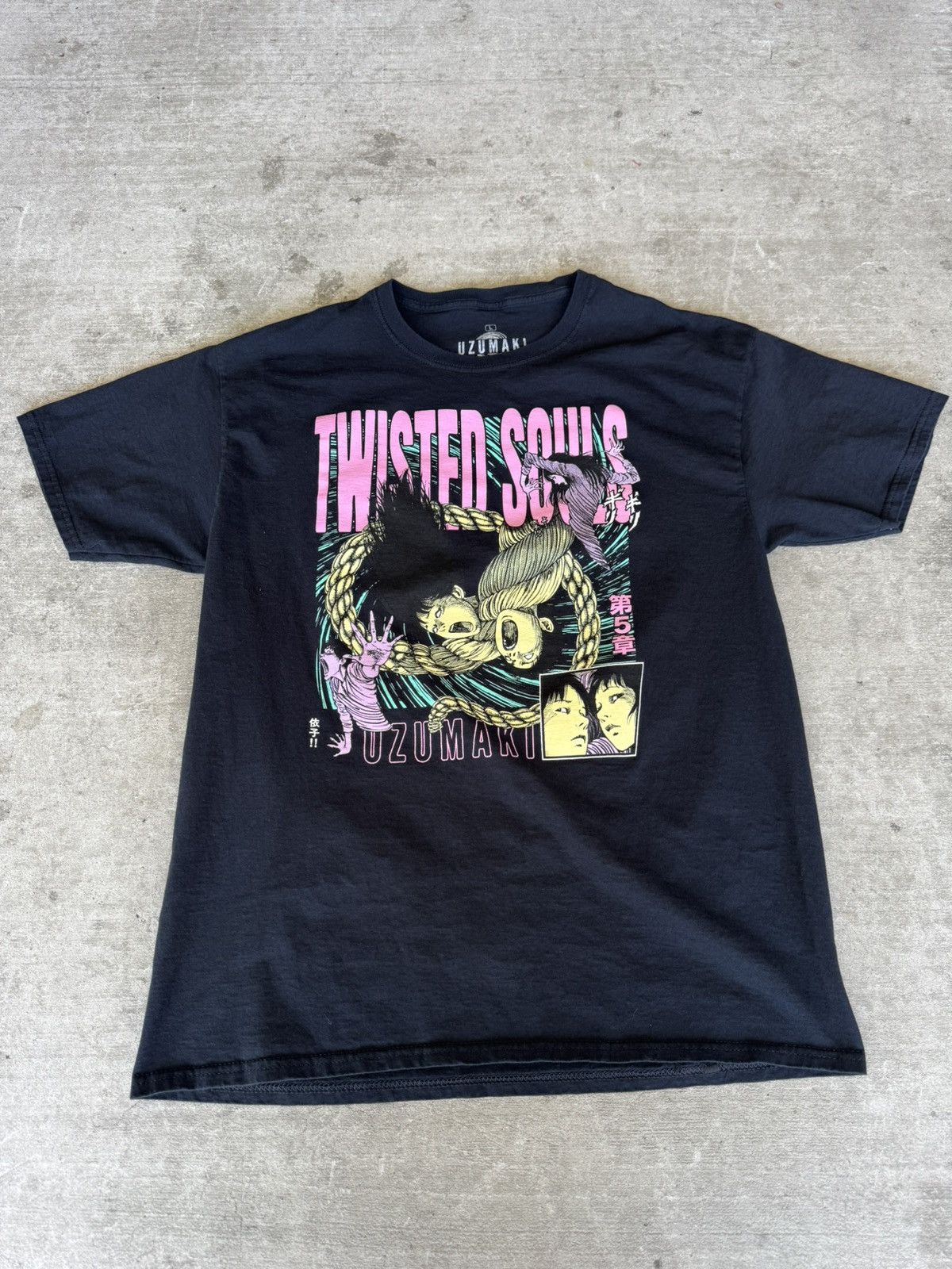 Anime Uzumaki Twisted Souls Tee Large Anime Horror Tee Size US L / EU 52-54 / 3 - 1 Thumbnail