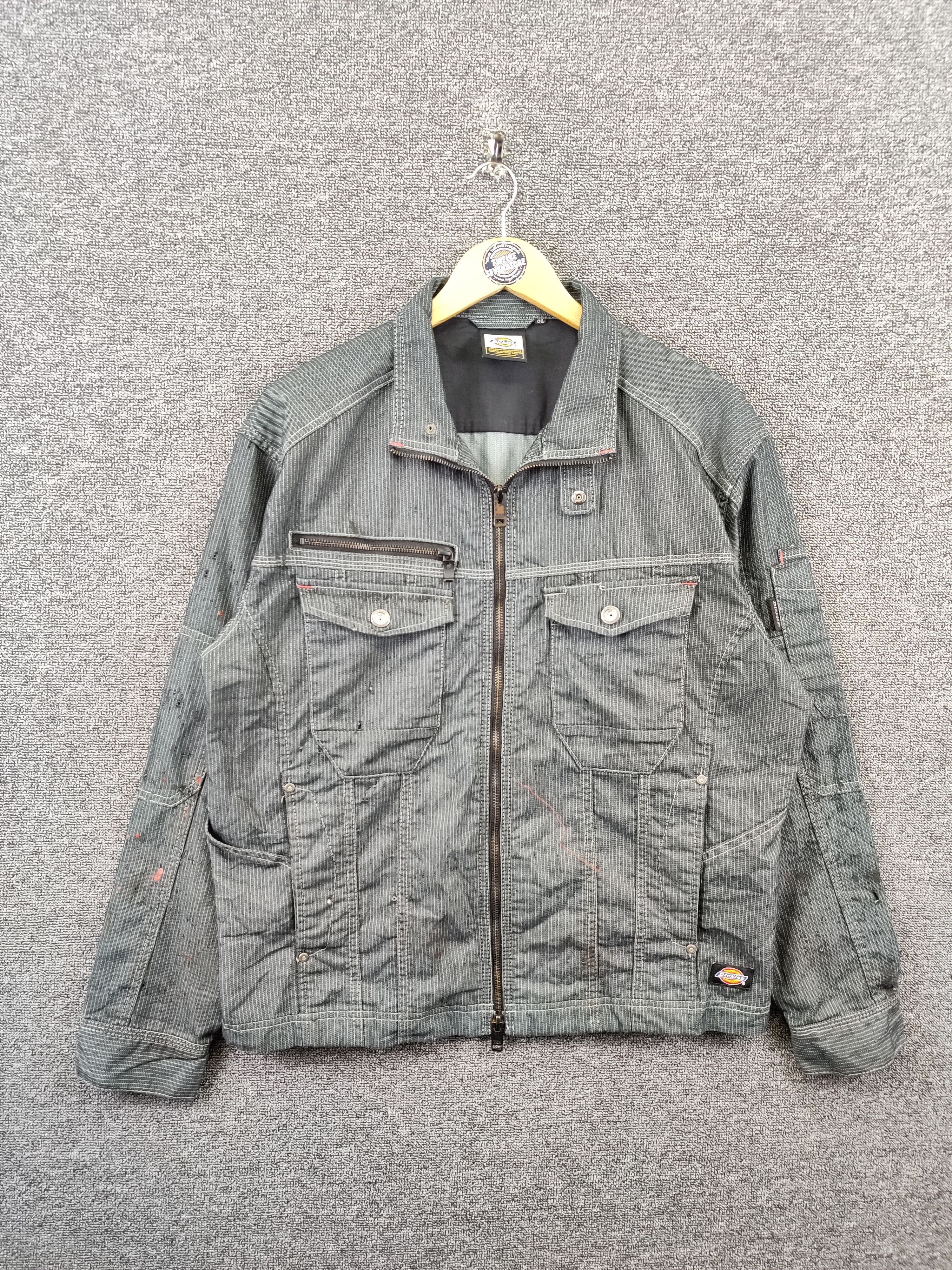 Dickies Thrashed Dickies Distressed Workers Jacket Size US L / EU 52-54 / 3 - 1 Thumbnail