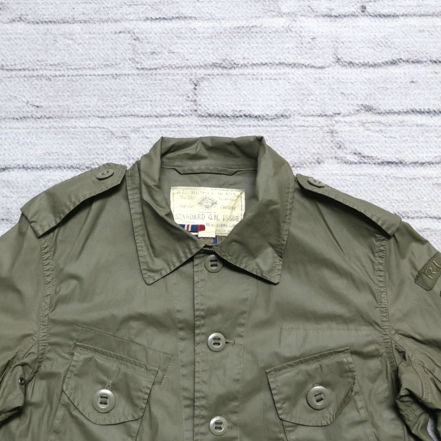 Ralph Lauren VINTAGE Rugby Ralph Lauren Military Style Jacket size S green Size US S / EU 44-46 / 1 - 6 Thumbnail