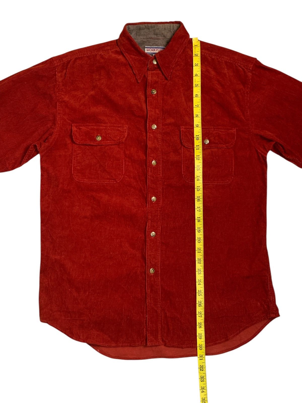 Japanese Brand Rare Design Work Plant Soft Corduroy Button Ups Shirts Size US M / EU 48-50 / 2 - 8 Thumbnail