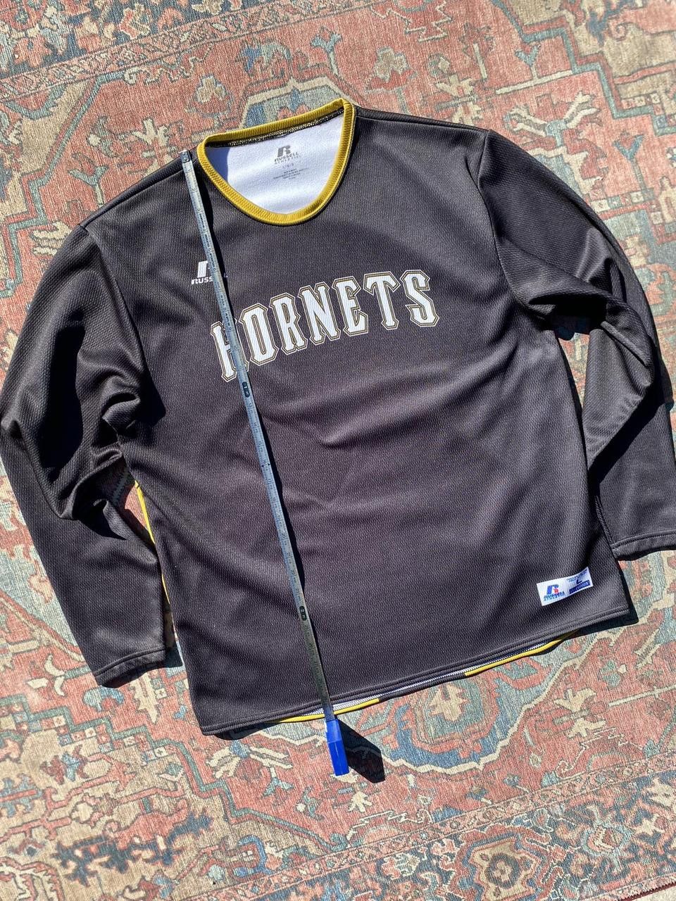 Russell Athletic Black and Yellow Heavyweight Hornets Russell Thermal Large Size US L / EU 52-54 / 3 - 6 Thumbnail