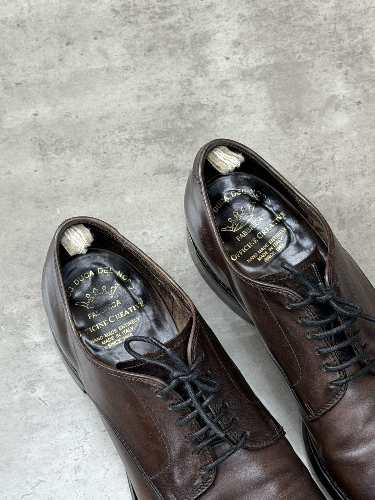 Officine Creative Officine Creative Brown Leather Lace Up Shoes Size 42 Size US 9 / EU 42 - 8 Thumbnail