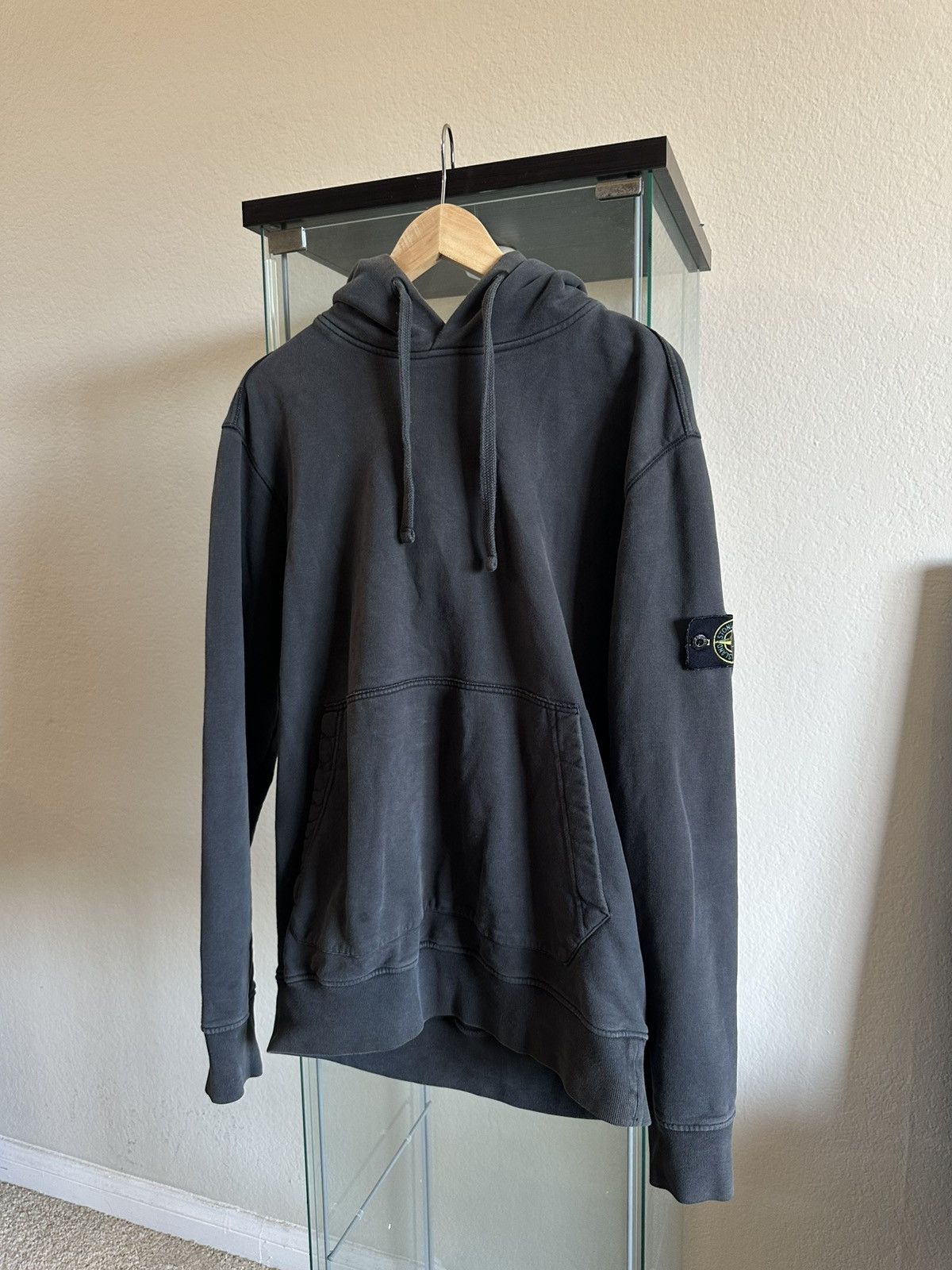 Black/dark grey stone island sweatshirt