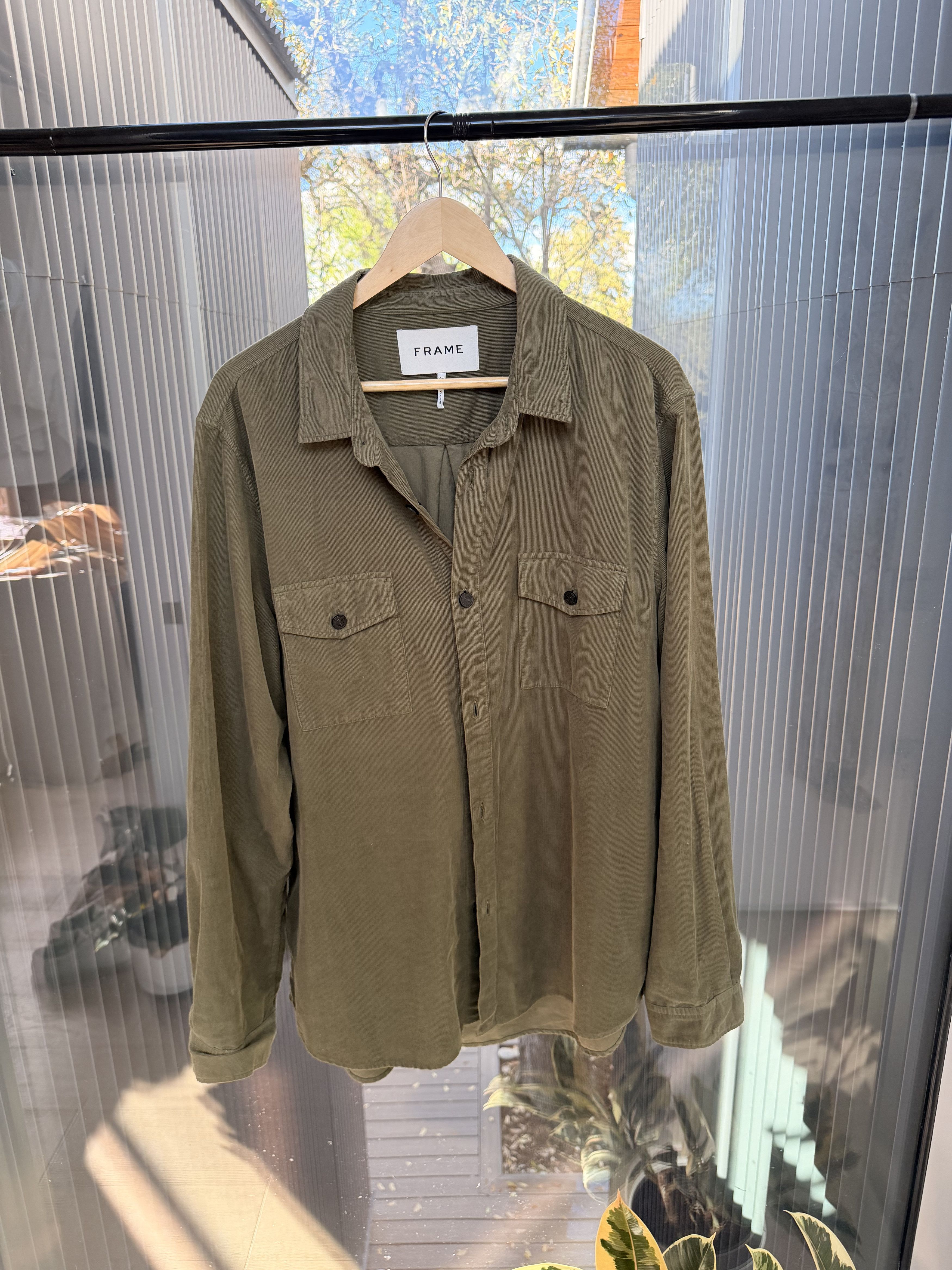 Frame Frame Corduroy Button Up Shirt Size US XXL / EU 58 / 5 - 1 Thumbnail