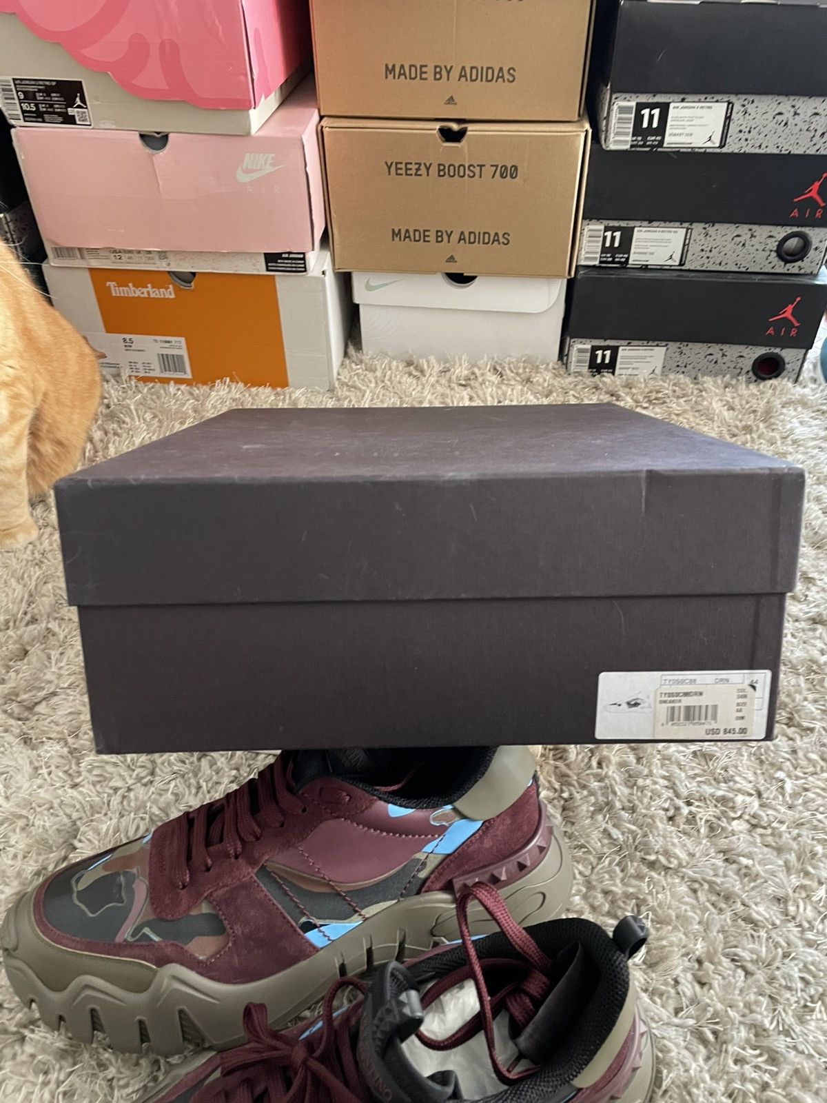 Valentino Valentino RockRunner Plus Camo Burgundy and Blue Size US 11 / EU 44 - 11 Thumbnail